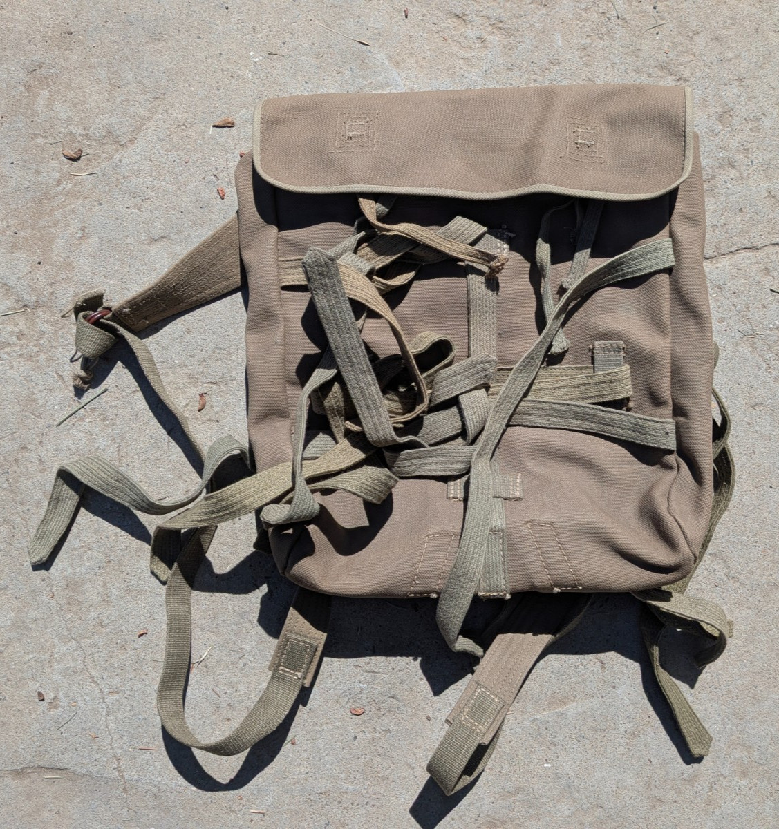 WWII Japanese Army Backpack 1945 Dated Unused