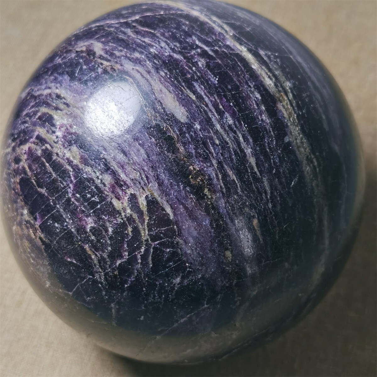 5.35 LB Natural great beautiful Charoite crystal Sphere healing S277
