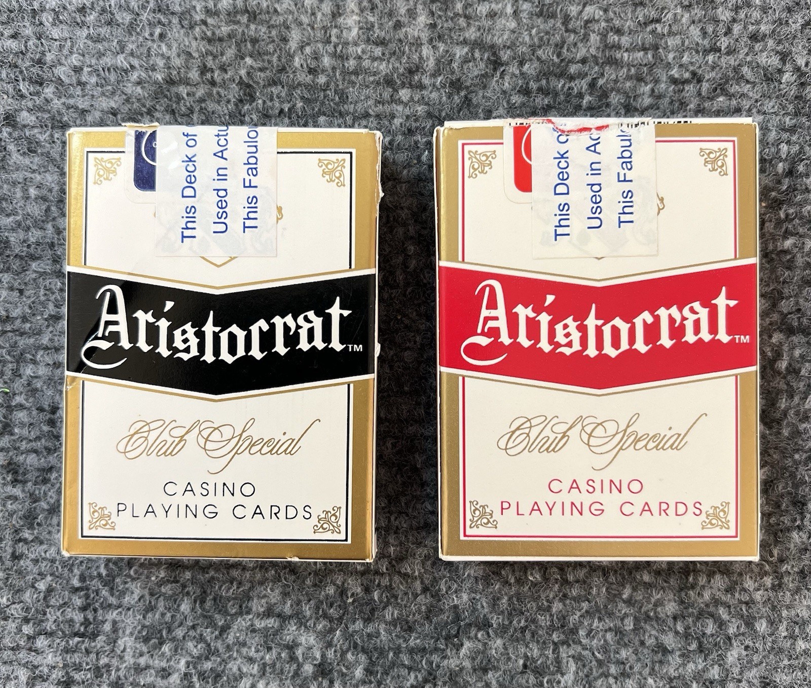 Osheas Casino Las Vegas Aristocrat Playing Card Lot (2) Vintage Gambling