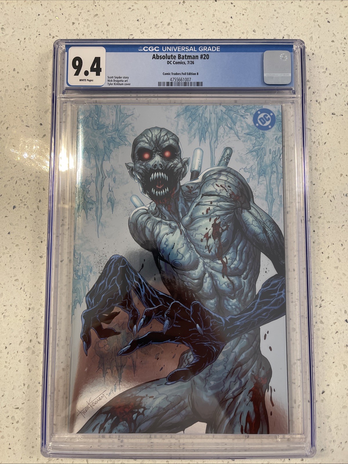 Absolute Batman #20 Tyler Kirkham Foil Cgc 9.4
