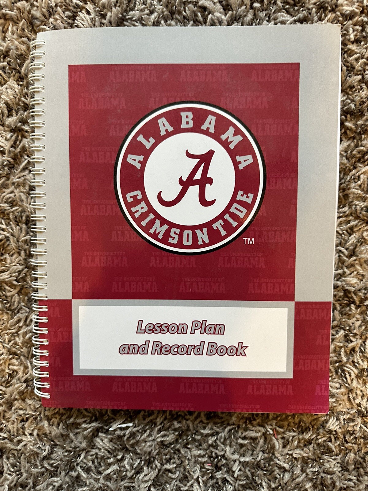 University Of Alabama Lesson Plan And Record Book