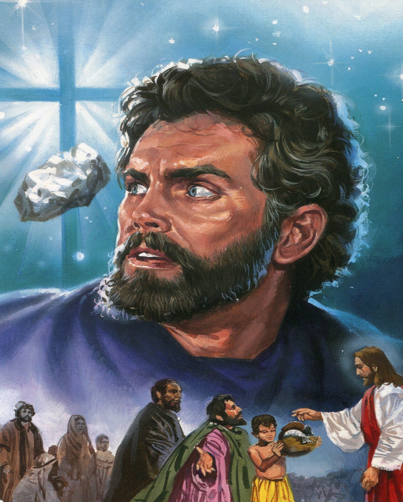 Catholic print picture-  St Philip N  -   8\