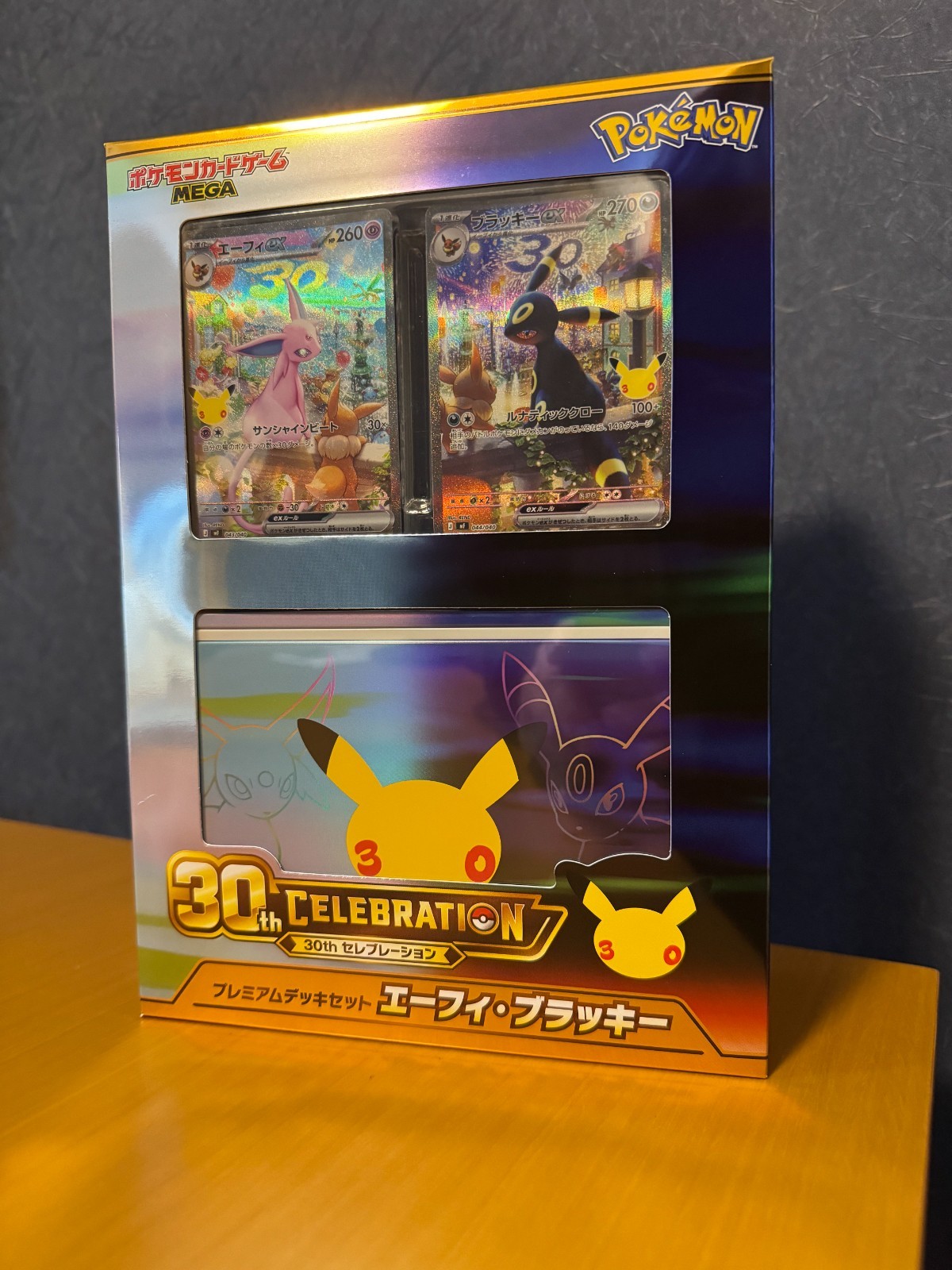 Pokemon 30th Celebrations Premium Deck Set Espeon Umbreon Box Japanese