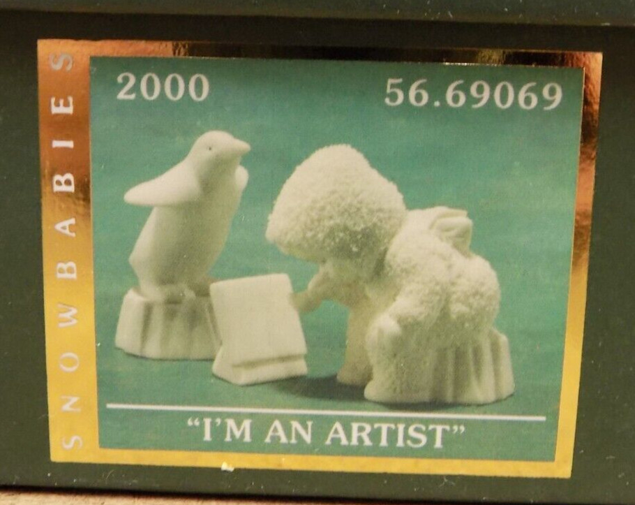 Department 56 Snowbabies Figurine I'm An Artist