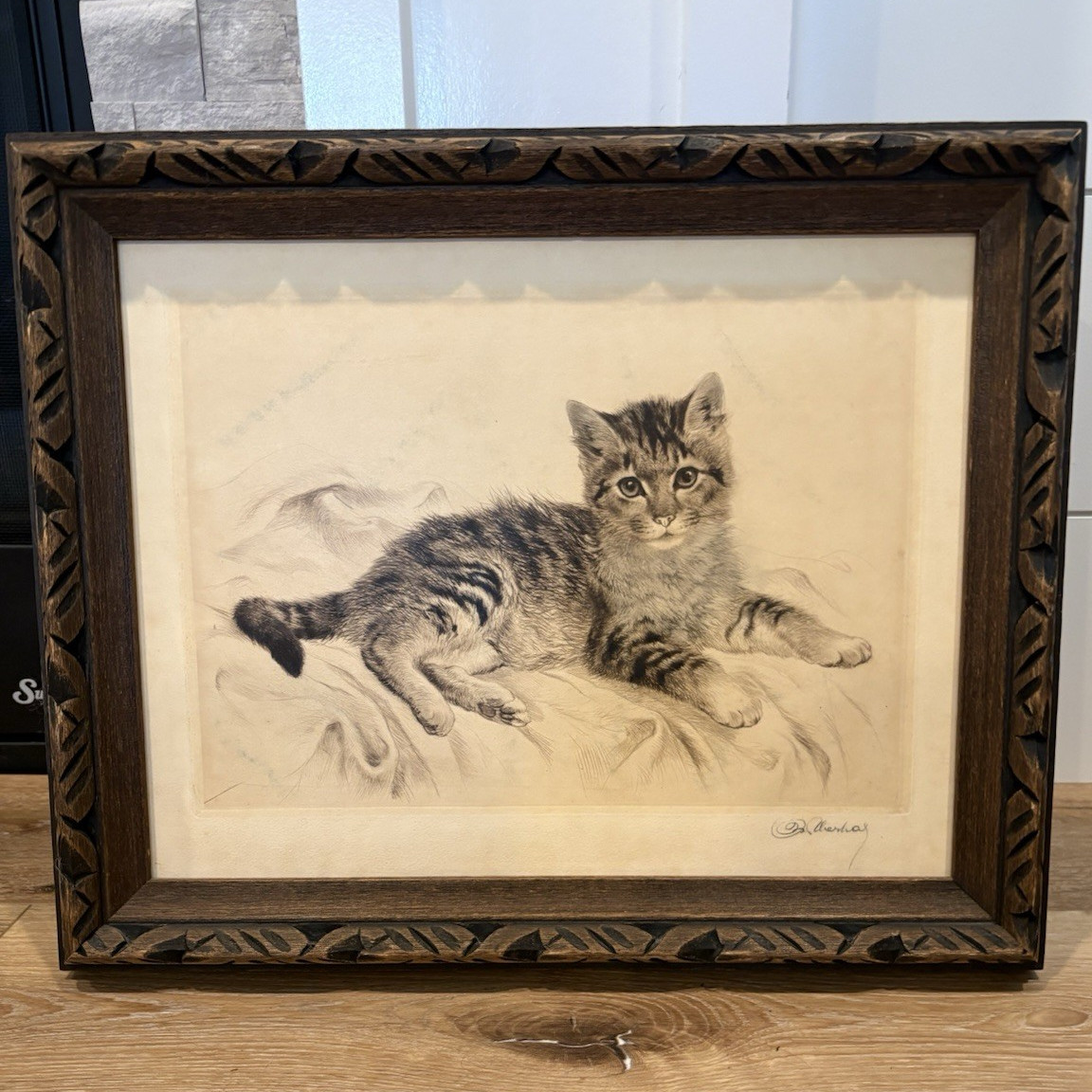 Vintage Kurt Meyer-Eberhardt Signed Drypoint Etching - 