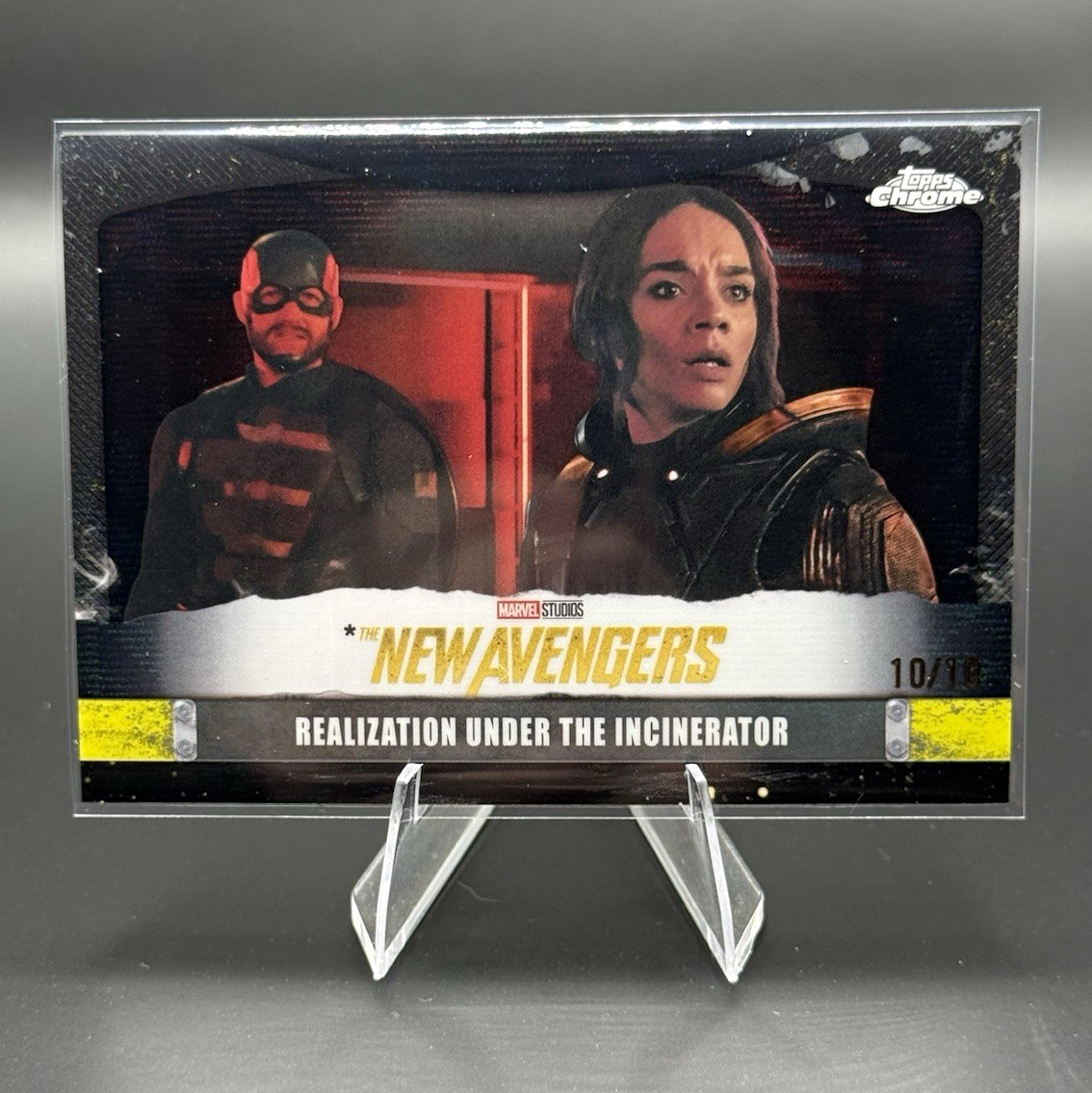 2025 Topps Chrome Marvel New Avengers Black Wave /10 10/10 NA-16 Omega