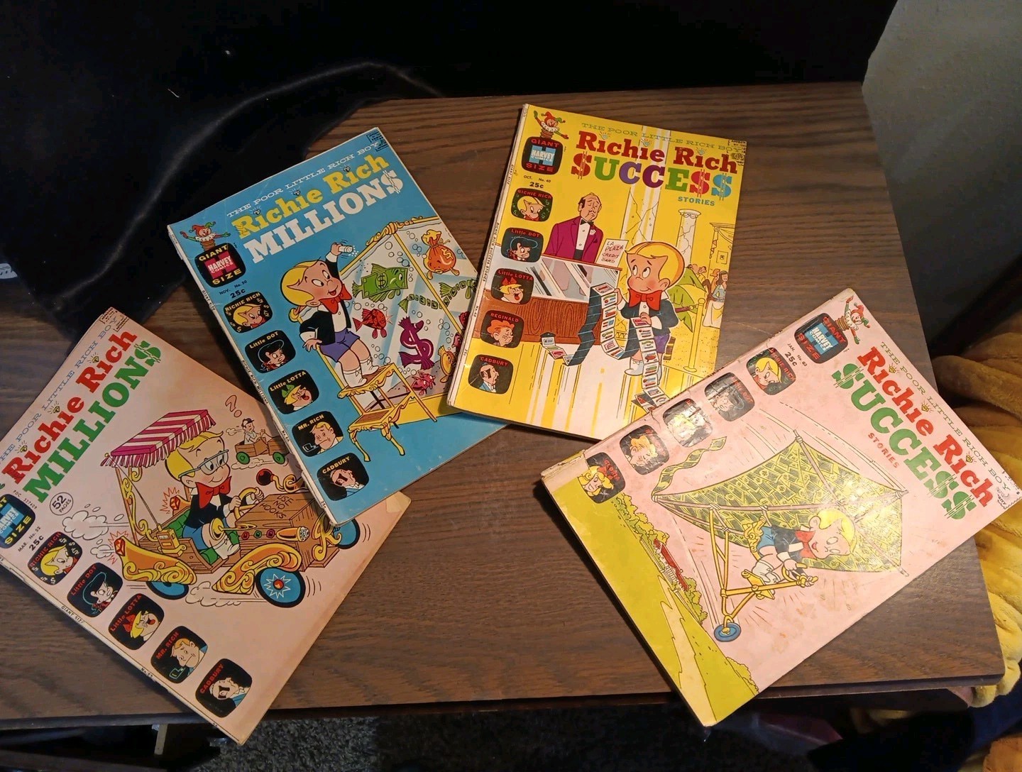 Vintage-Richie Rich Comics-Lot Of Four-1969-1972-#23, 40, 50, & 52