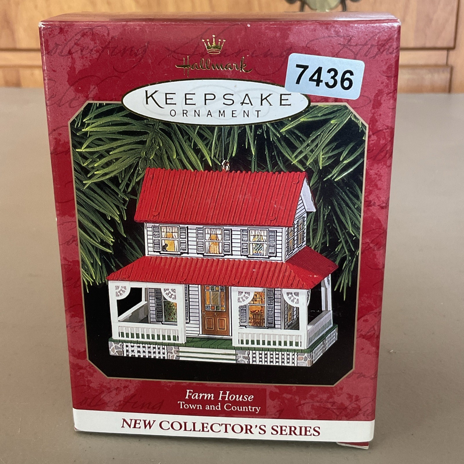 Hallmark Ornament Farm House Town & Country Metal Farm House Ornament