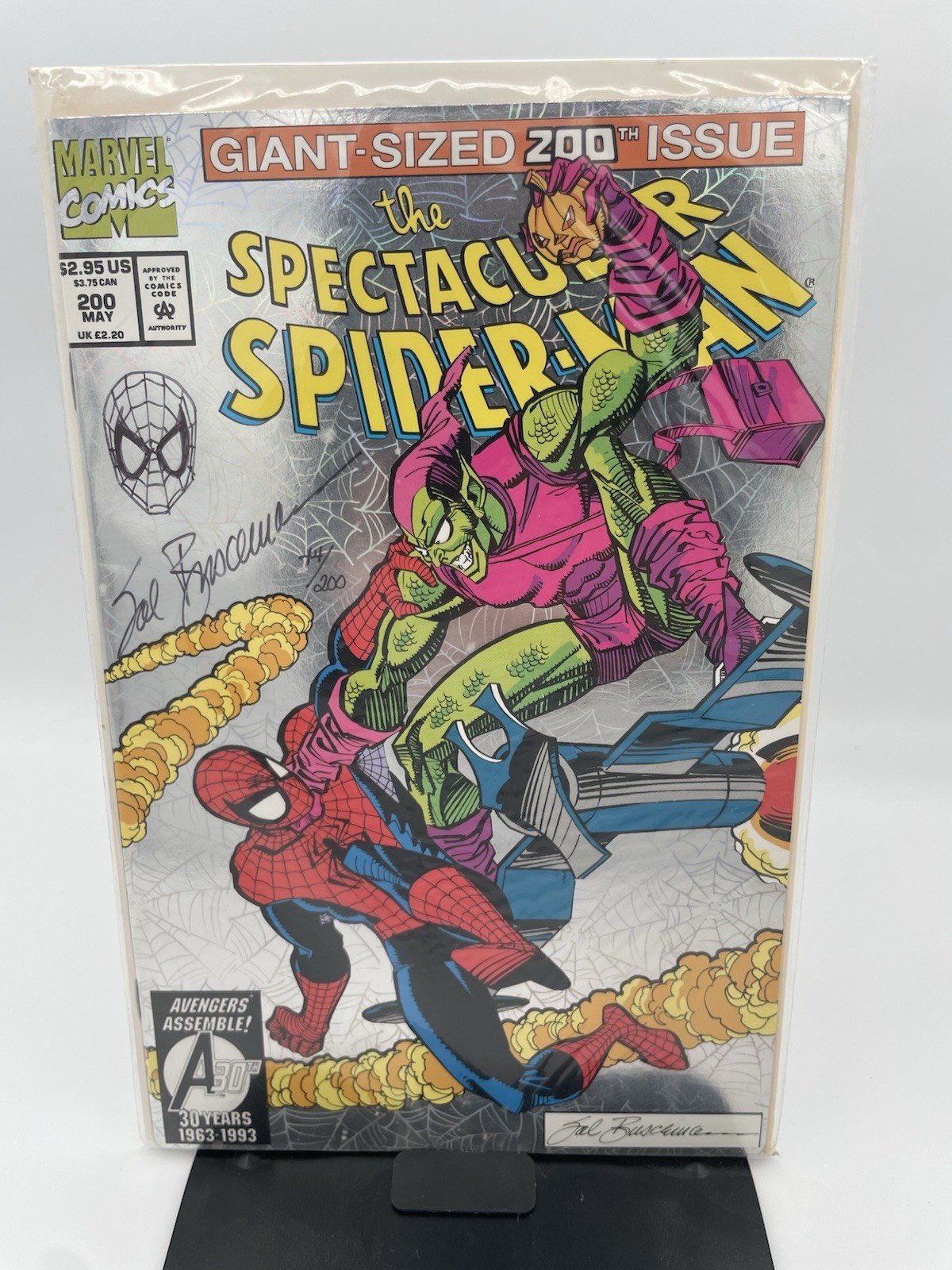Marvel Comics Spectacular Spider-Man #200 Signed Sal Buscema w/ COA