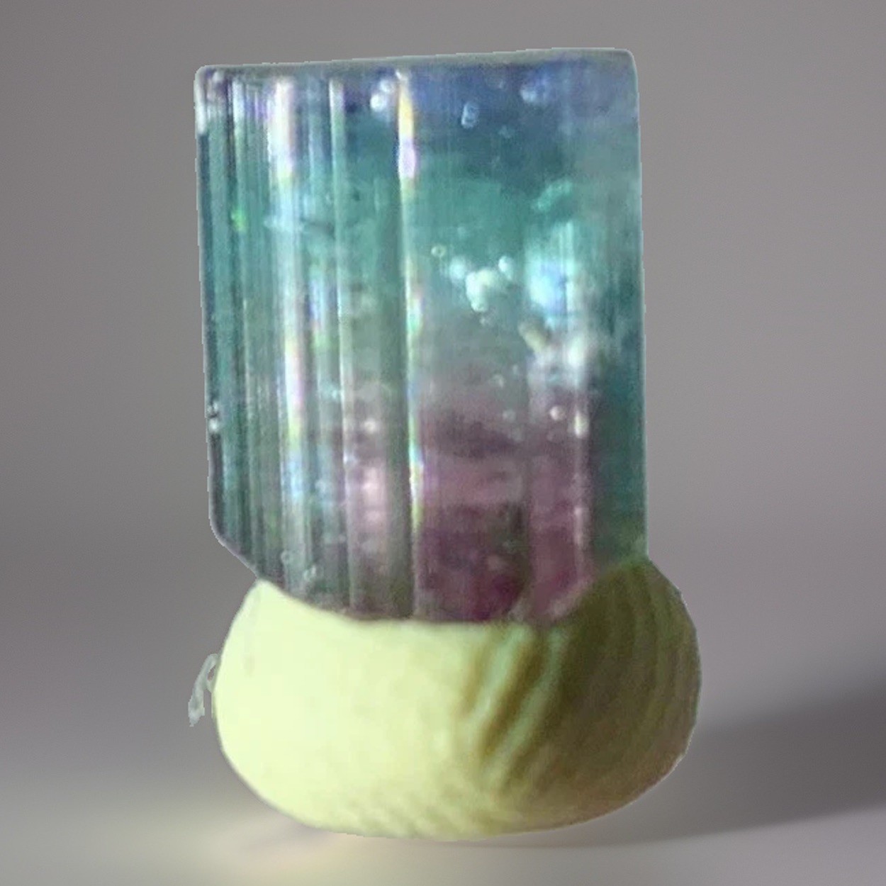 4 Colors Extremely Rare Raw Tourmaline Crystal Rough Specimen Cluster Natural