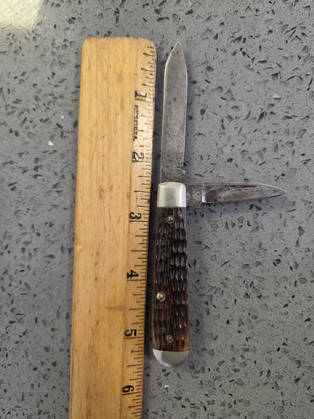 Case Tested XX  1920-40 No Model Stag Handle Pocket Knife