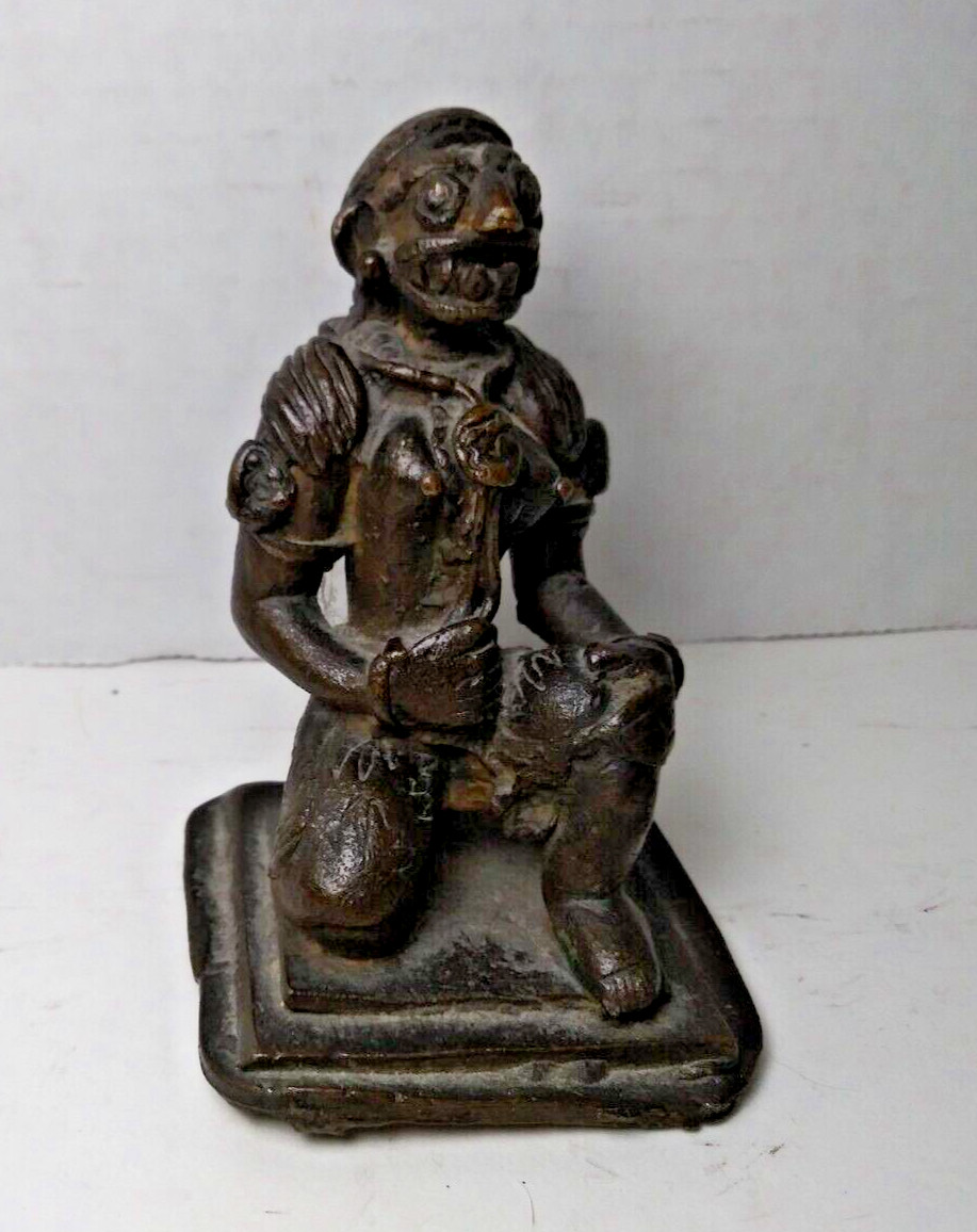 Ancient (Iron Age 1200-600 bce?) Indonesian/Balinese Iron DEITY/IDOL 3.75\