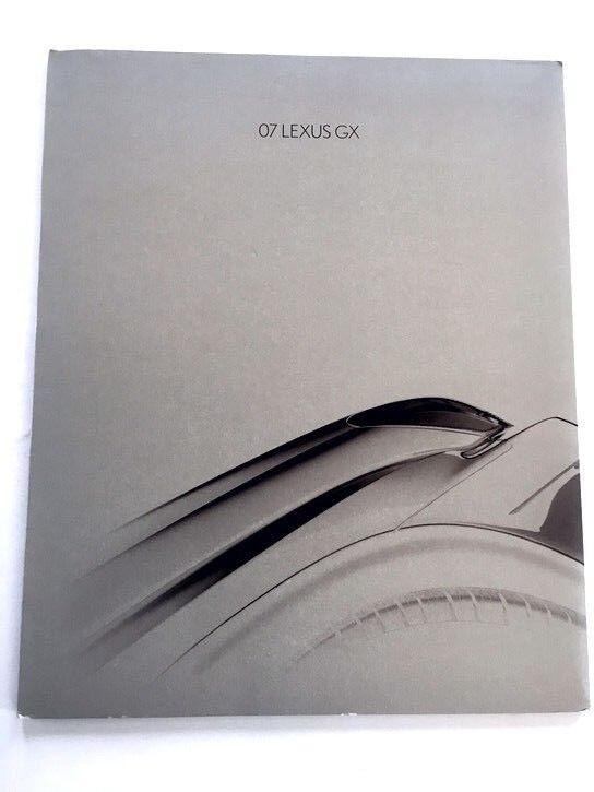 2007 Lexus GX GX470 28-page Original Car Sales Brochure Catalog