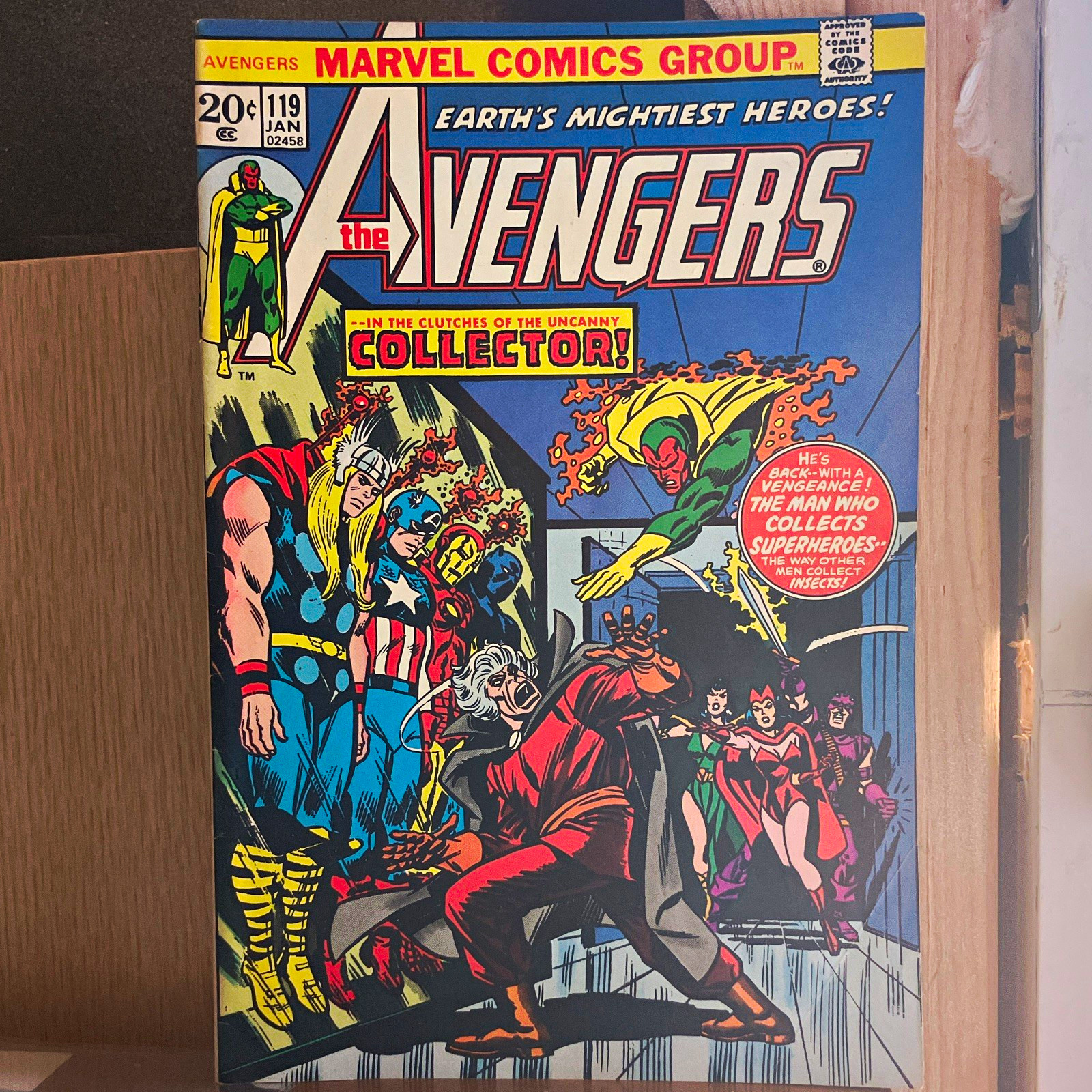 Marvel Comics The Avengers #119 (Jan 1974)