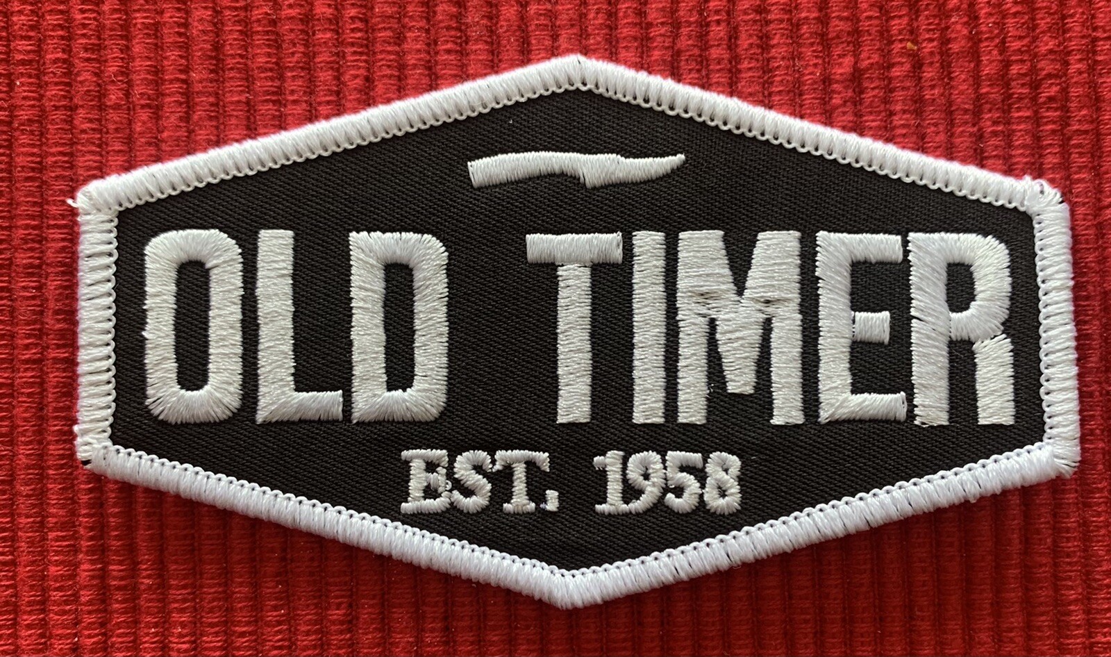 Old Timer Knives Vintage Style Retro Cap Hat Patch