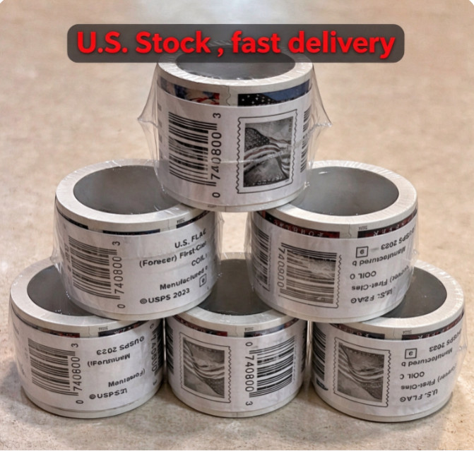 10 Rolls US 2024 First Class Coil Stamps 1000 Count US Stock Quick Delivery
