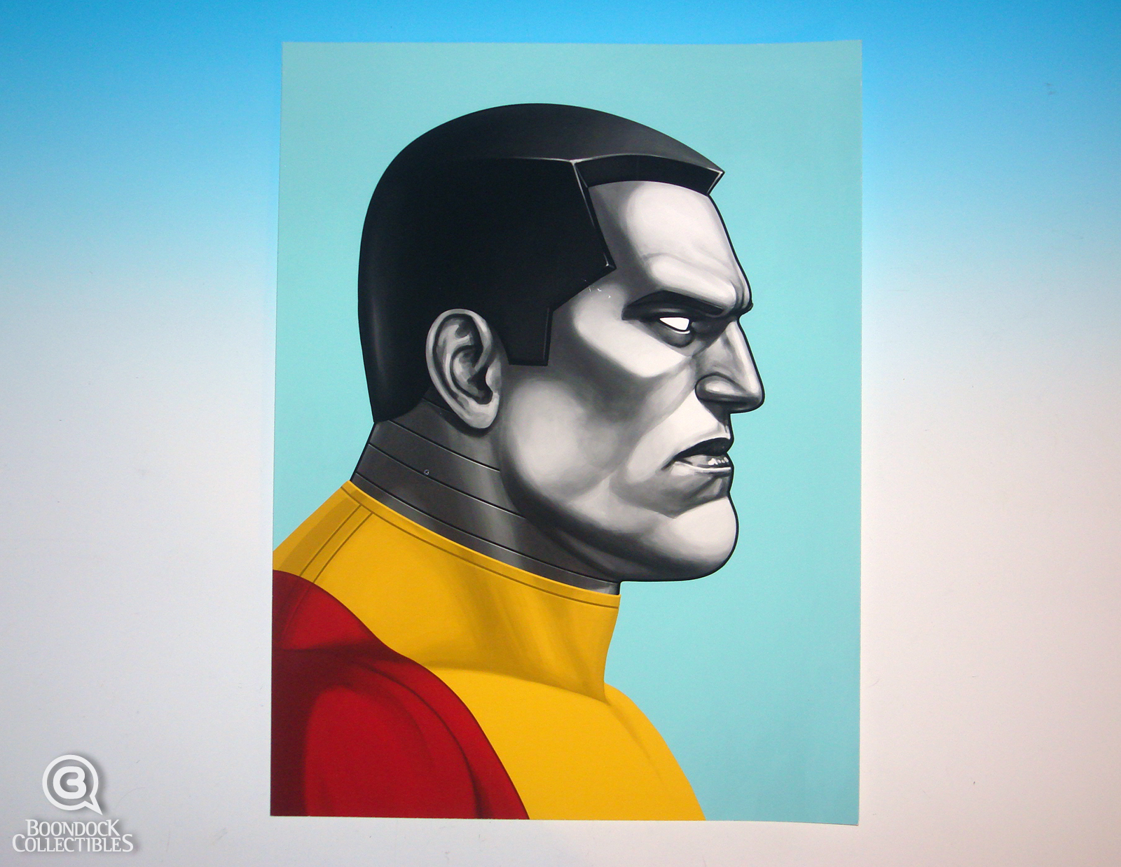 Mondo X-Men Colossus Mike Mitchell Portrait Print Marvel Comics Giclee Proof