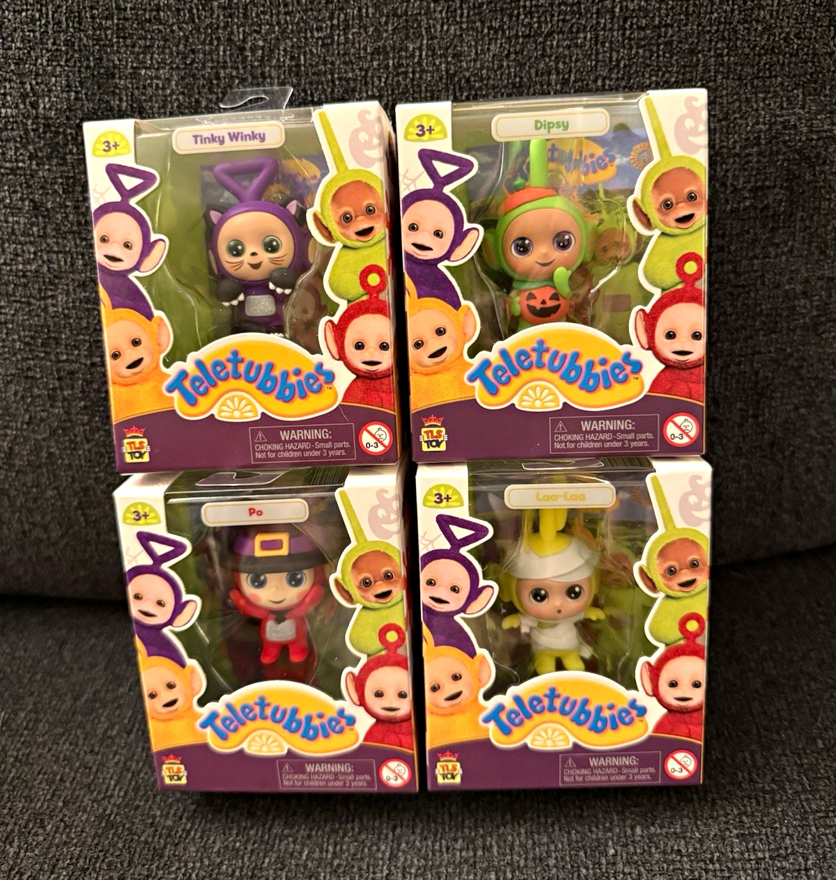 The Loyal Subjects Costume Teletubbies CheeBee Halloween Figures Full Set of 4