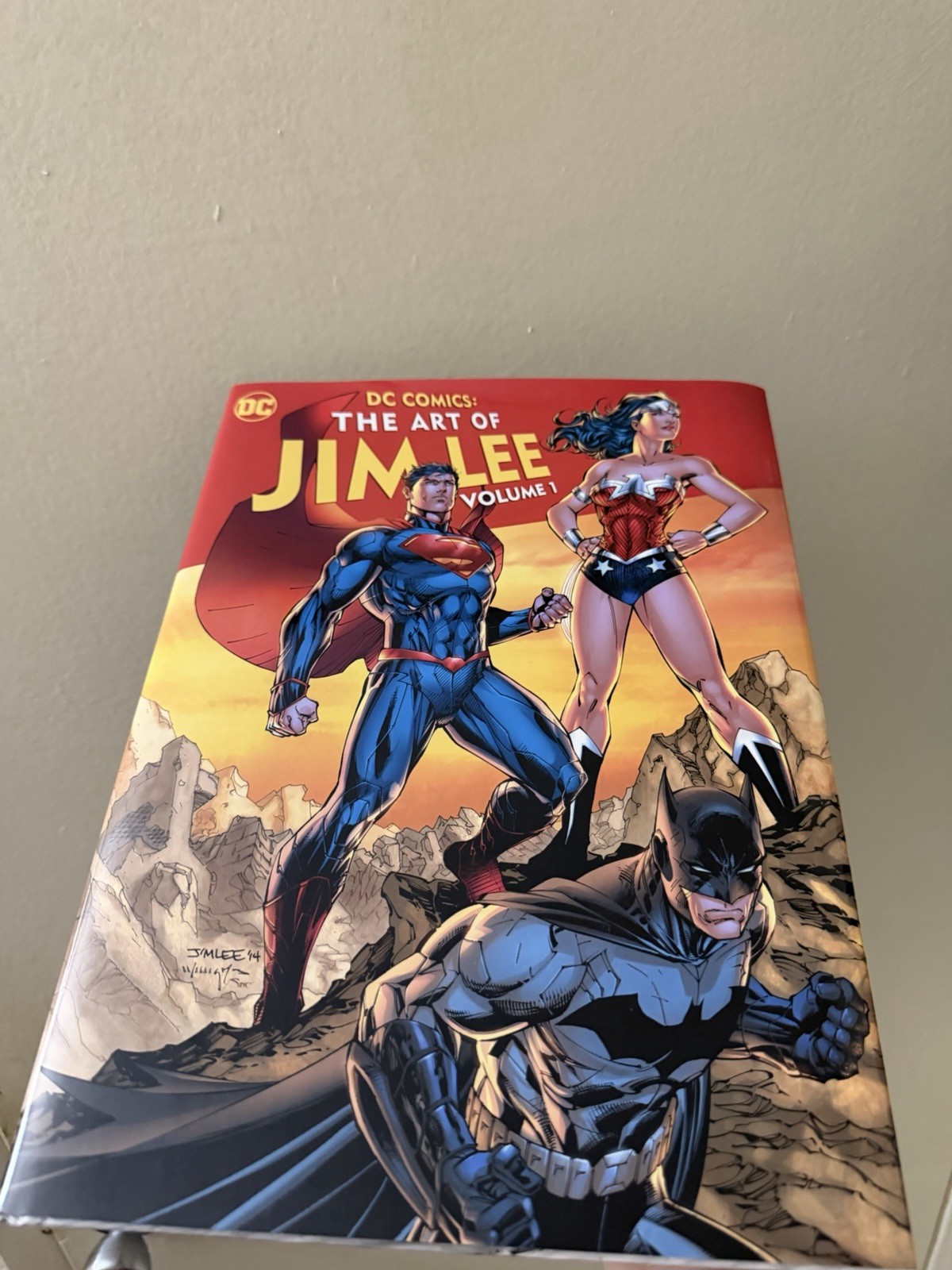 DC Comics The Art of Jim Lee Volume 1 HC Signed & Sketch By Jim Lee