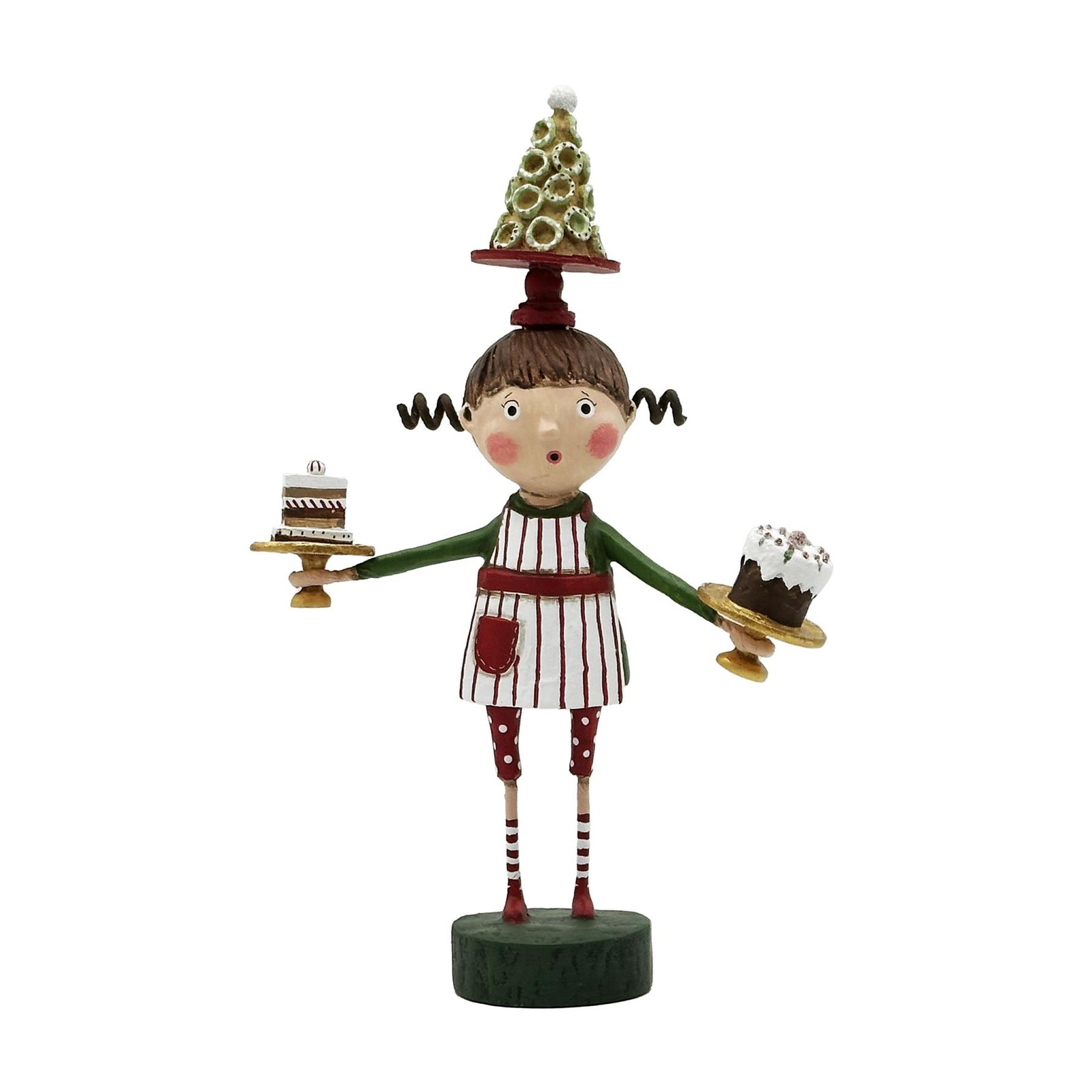 Lori Mitchell Patty Cake Sweet Girl Christmas Winter Collection Figurine 15530