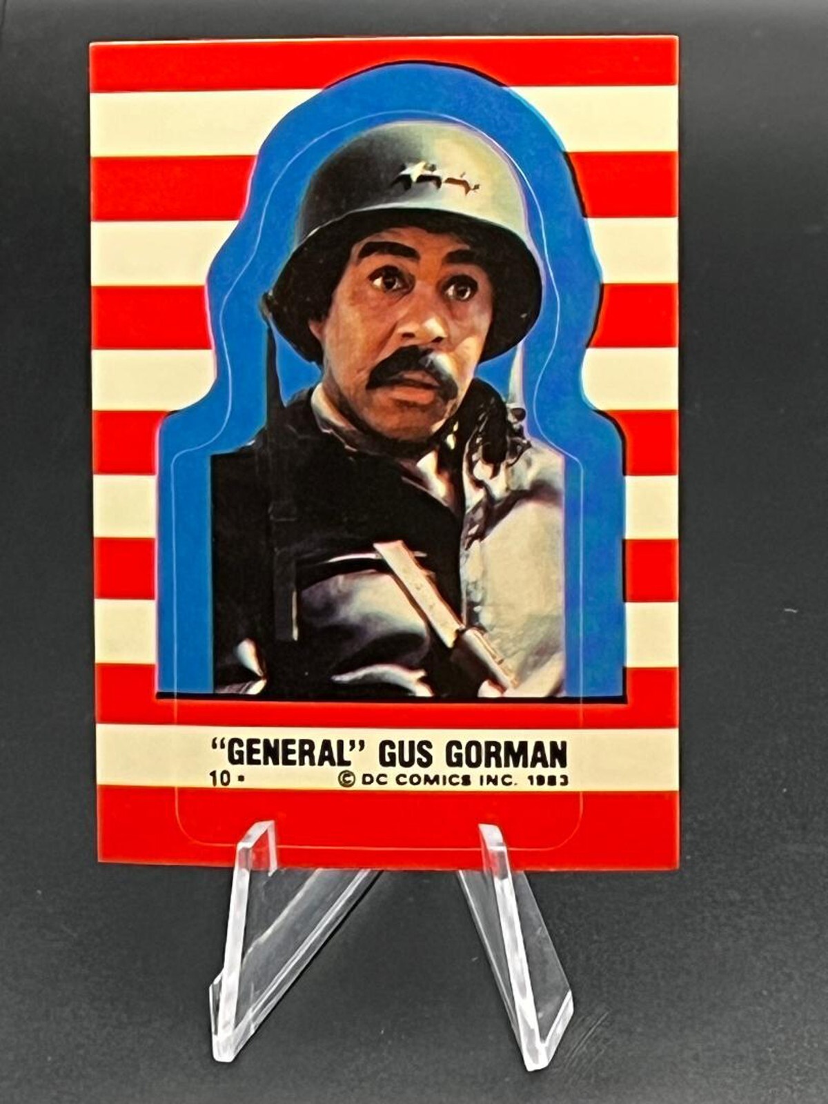 1983 Topps DC Comics Superman Sticker  General Gus Gorman #10 NM Richard Pryor