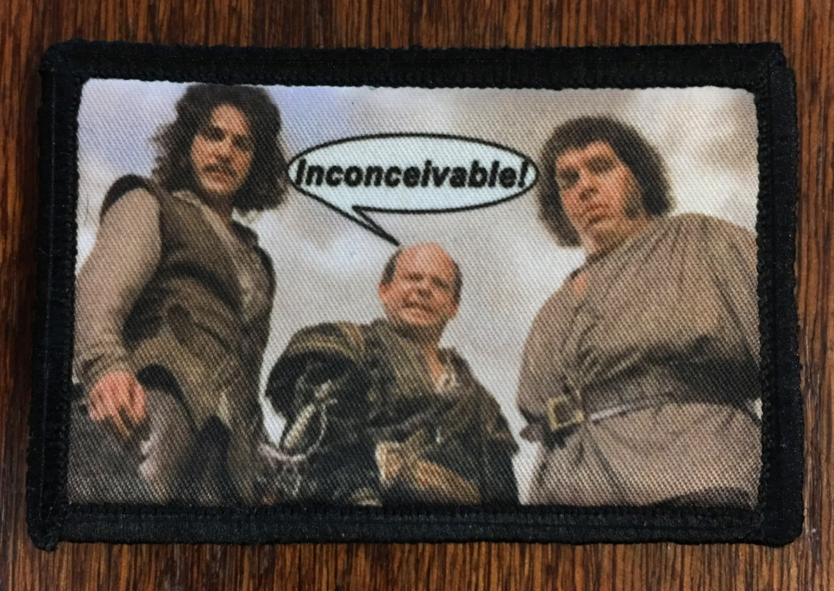 Cliffs of Insanity Ropes Course Princess Bride Morale Patch Funny