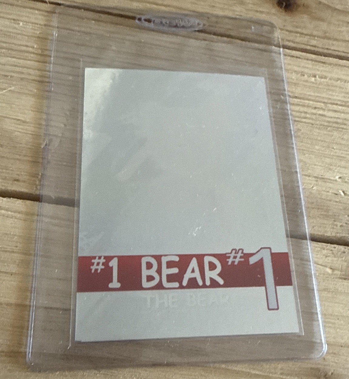 Beanie Babies Hologram #1 Bear Silver Numbered Card Series 1 Rare Foil 540/555