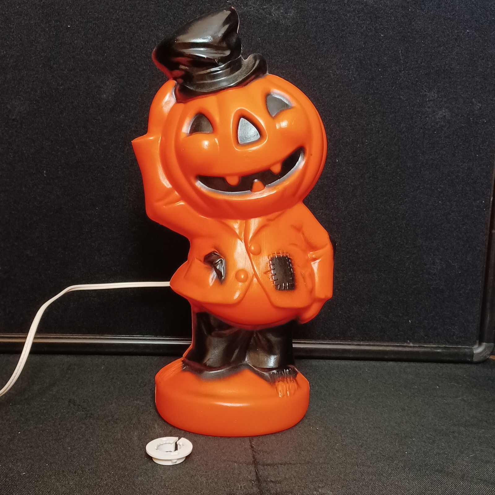 Vintage Empire Halloween Jack O\'Lantern Pumpkin Scarecrow Blow Mold 14\