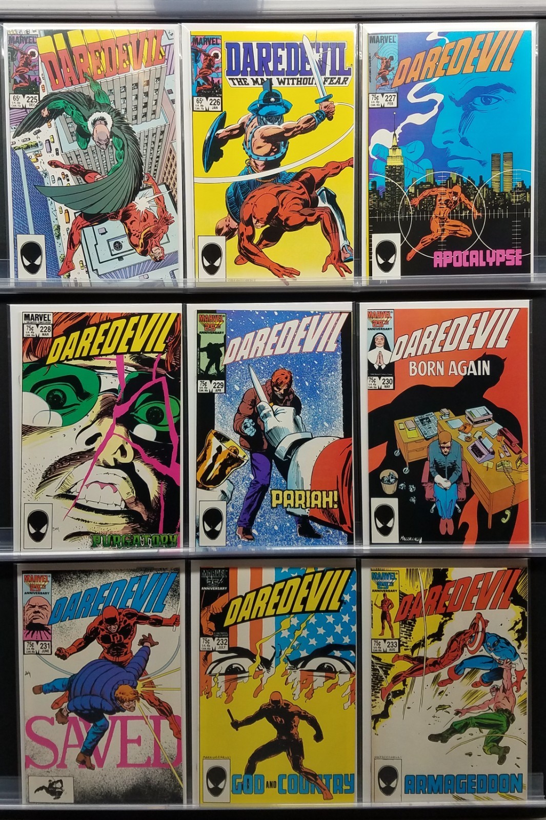DAREDEVIL 225 226 227 228 229 230 231 232 232 MILLER MAZZUCCHELLI BORN AGAIN '86