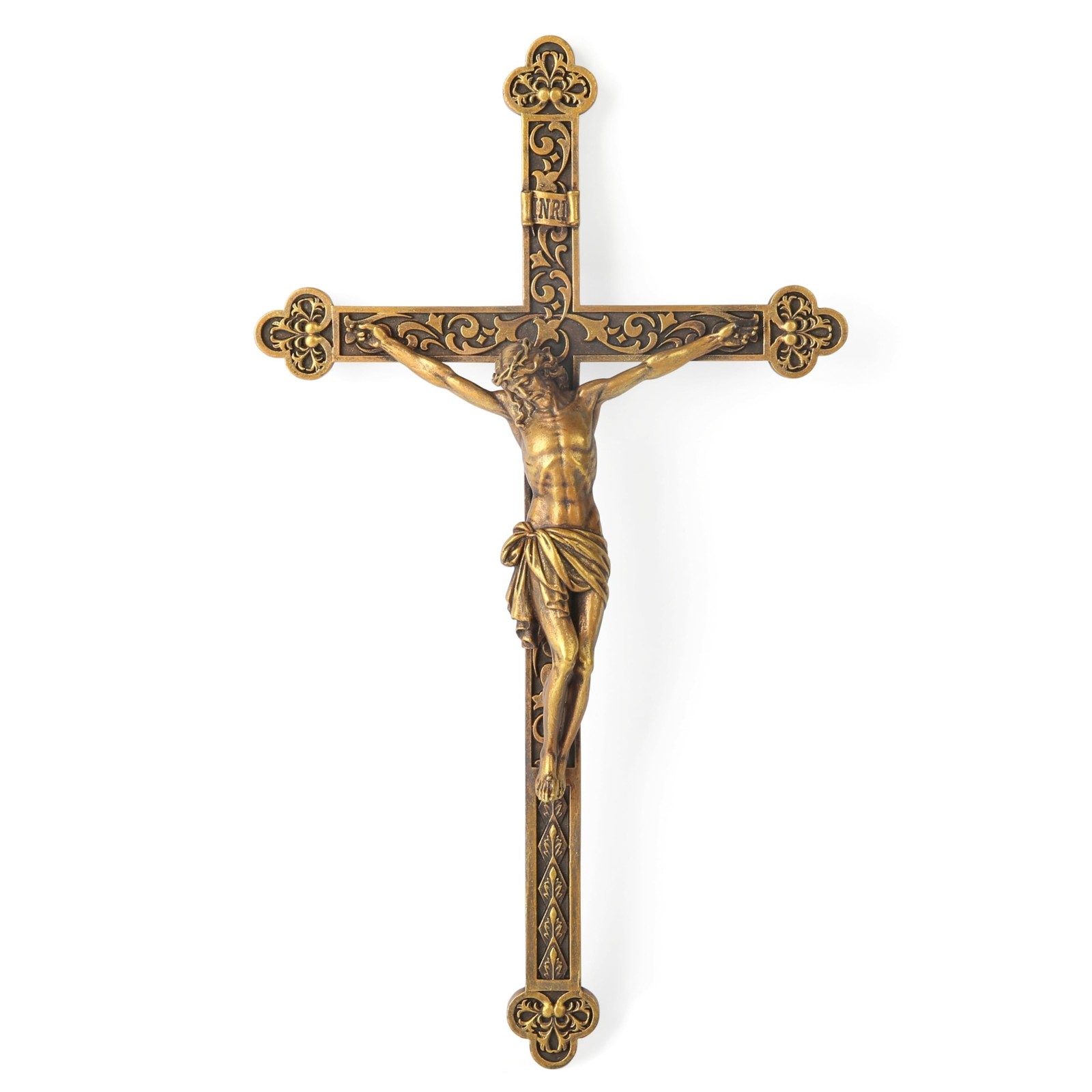 BC Catholic Crucifix Wall Cross 12