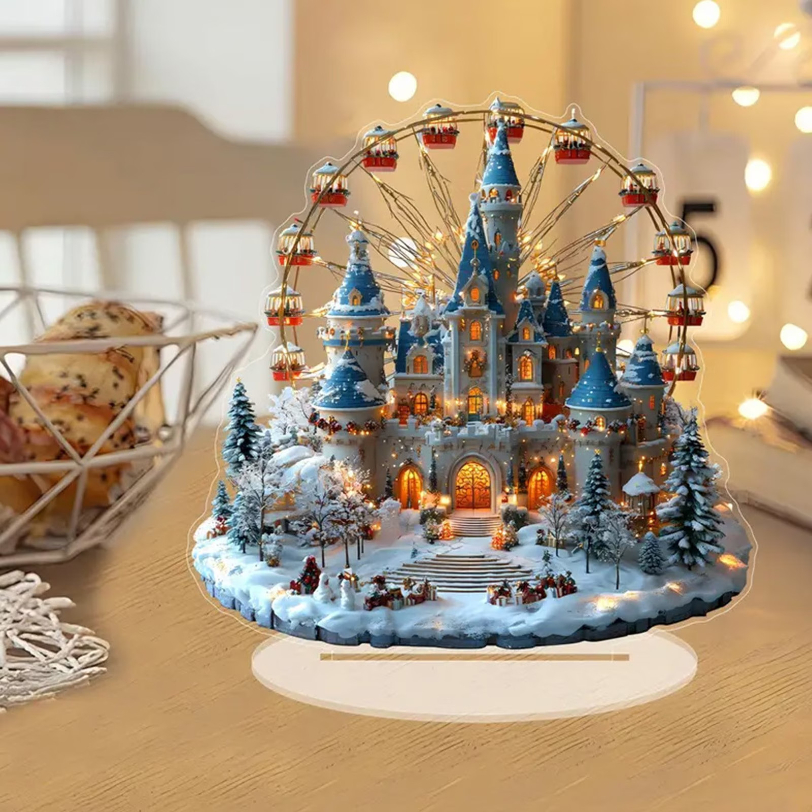 Christmas Carousel Table Decoration Merry Go Round Carousel Carnival Showing Acr