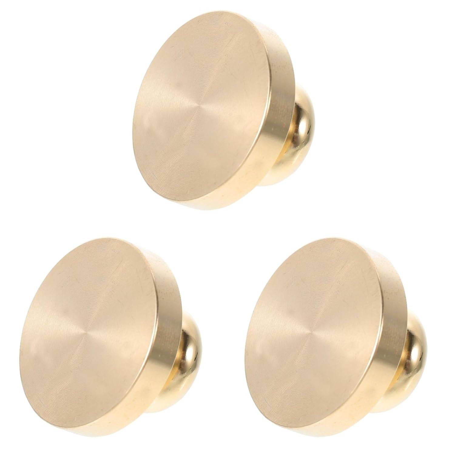 3 Pcs Wax Seal Stamp Head  Blank Brass Wax Seal Head for Envelope Lacquer Weddin