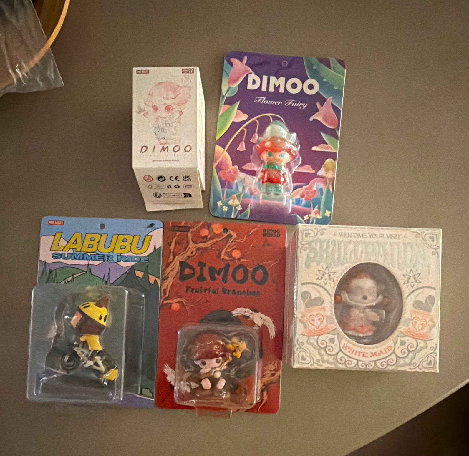 POP MART DIMOO & LABUBU Vinyl Figures Blind Box Lot, Original Unopened