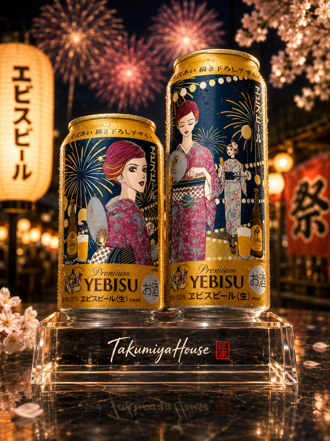 Ai Yazawa ~ Original Design YEBISU Beer Can set [Ver.2]