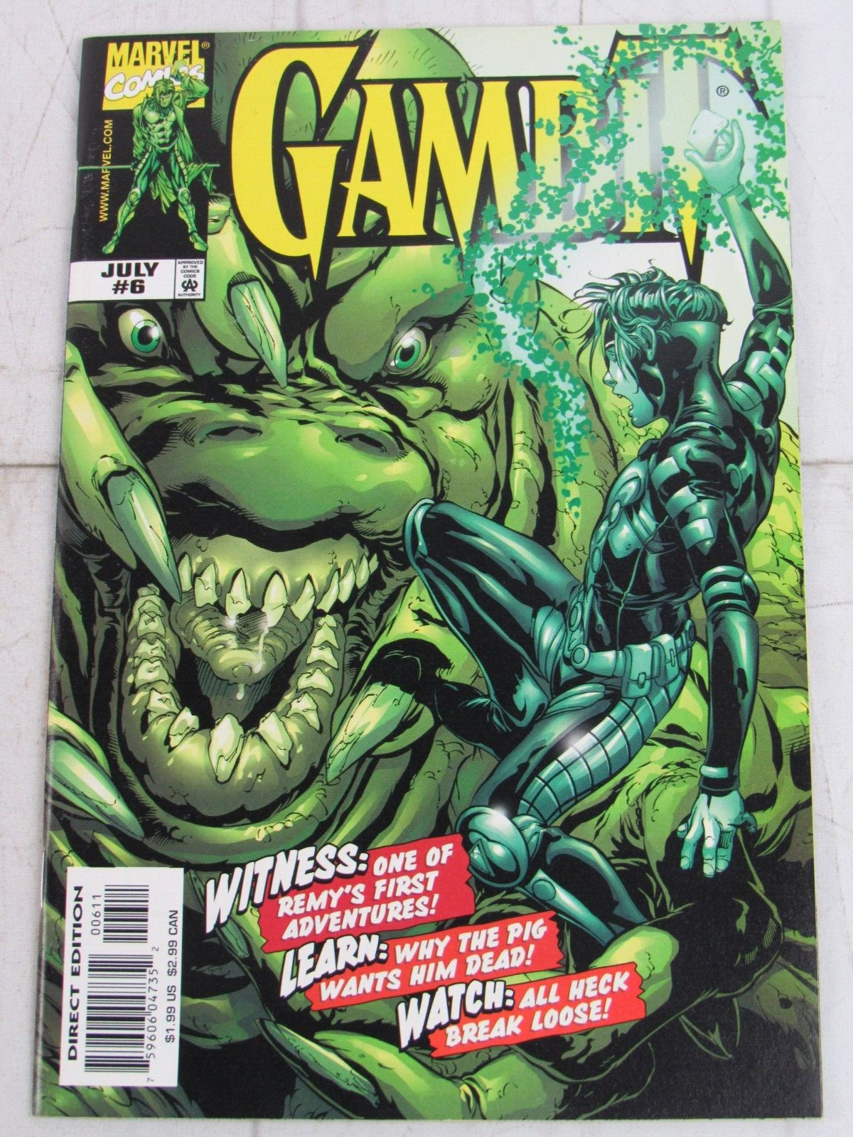 Gambit #6 July 1999 Marvel Comics