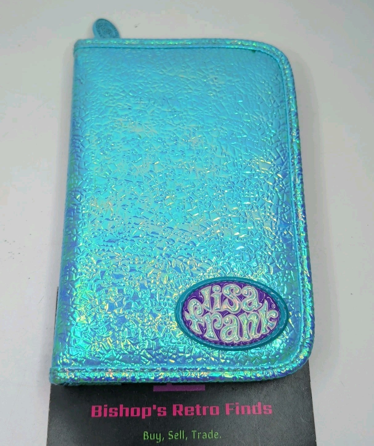 Vintage Lisa Frank Mermaid Blue Planner Calendar Iridescent W Pen 