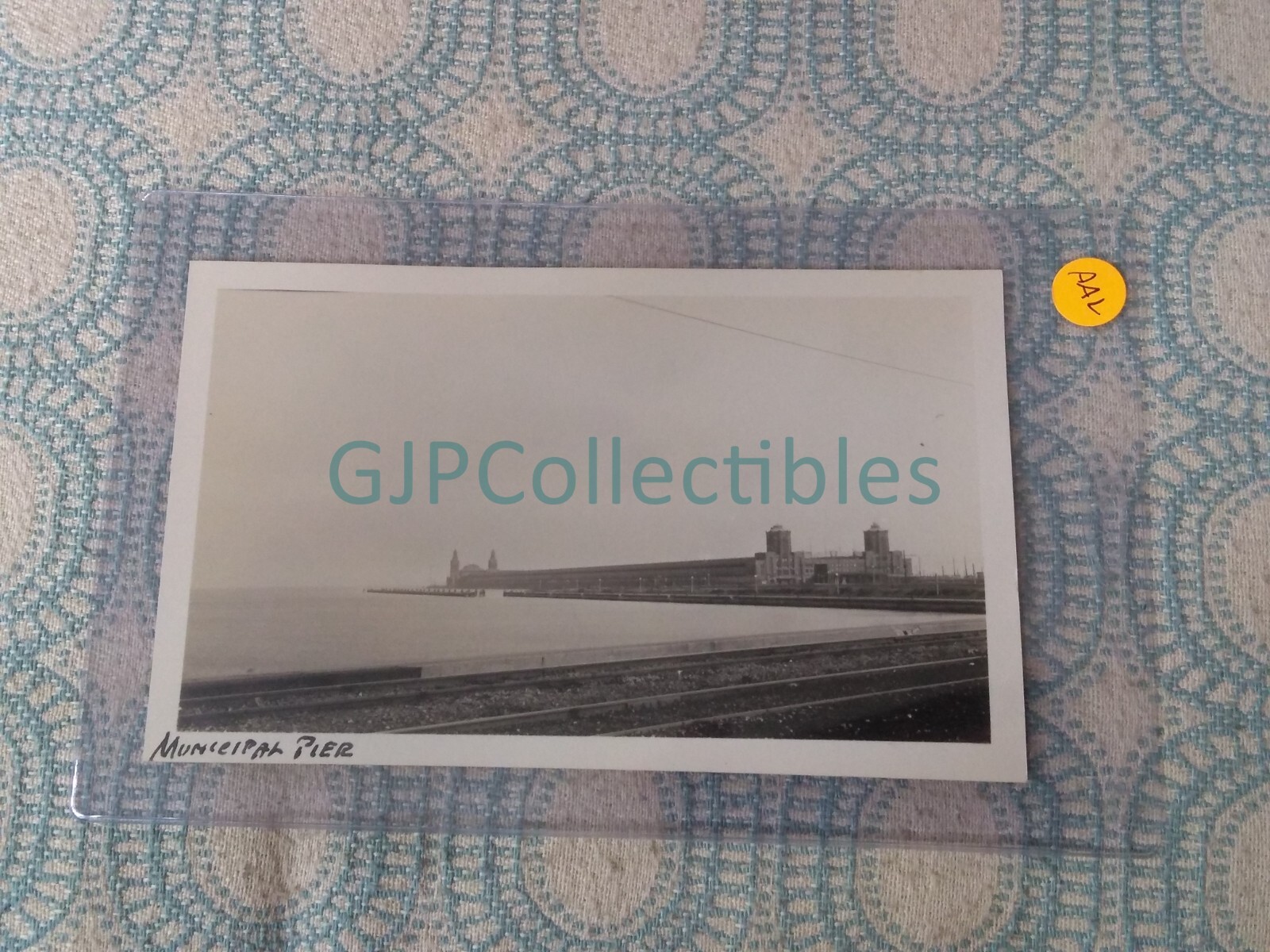 AAL VINTAGE PHOTOGRAPH Spencer Lionel Adams MUNICIPAL PIER CHICAGO ILLINOIS