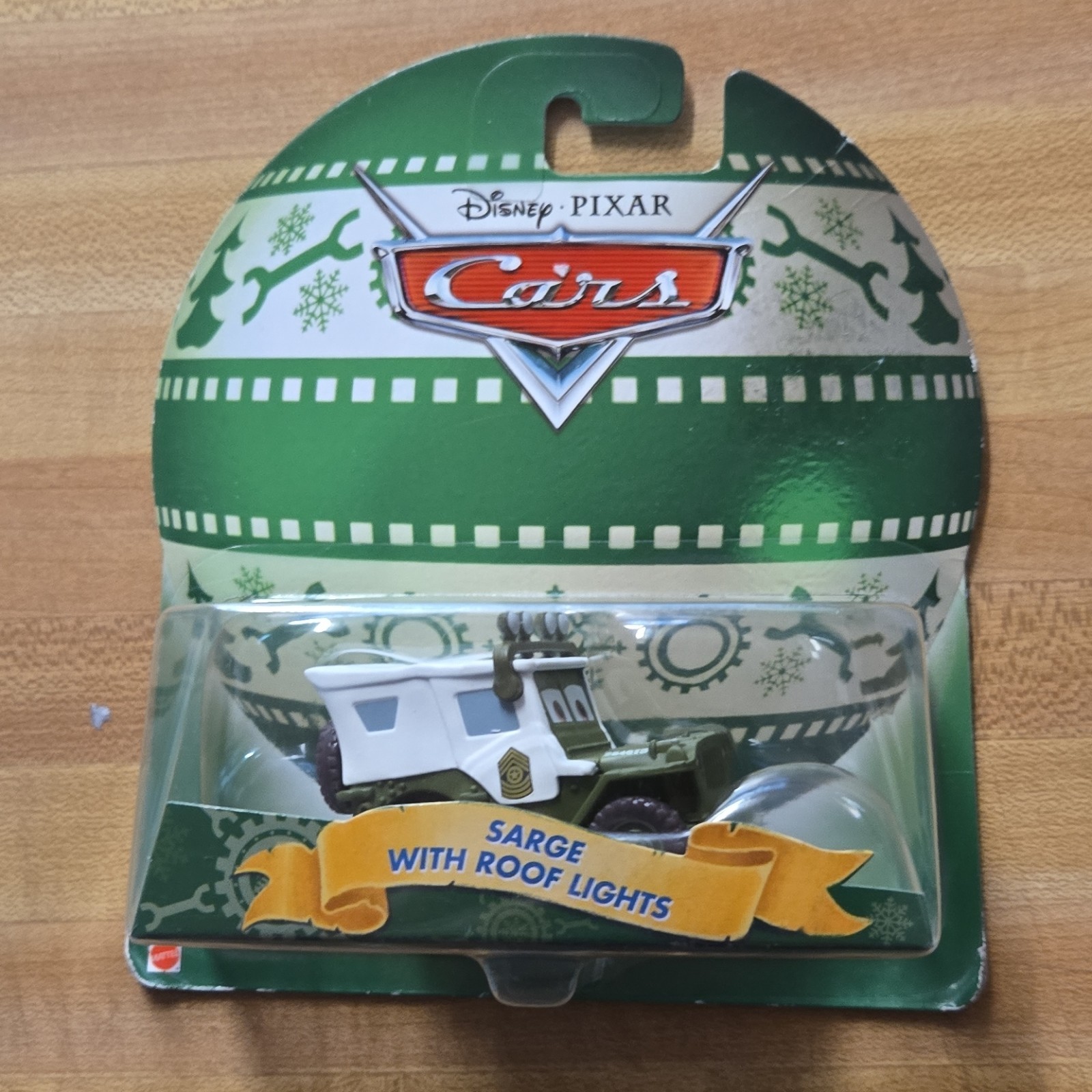 2017 Disney Pixar Cars Sarge With Roof Light Toy New