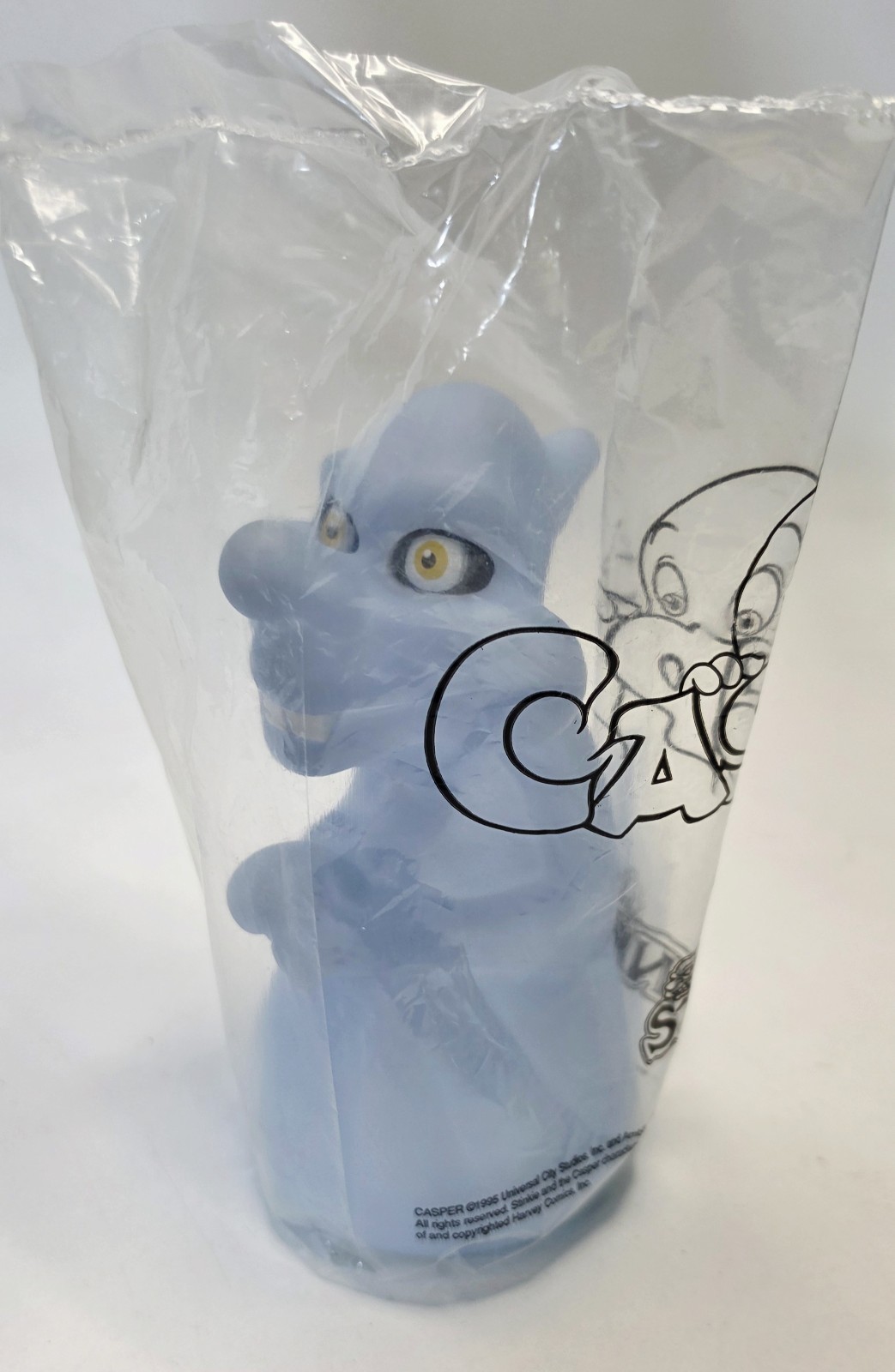 Vintage 1995 Glow In The Dark Casper Hand Puppets from Pizza Hut - Stinker