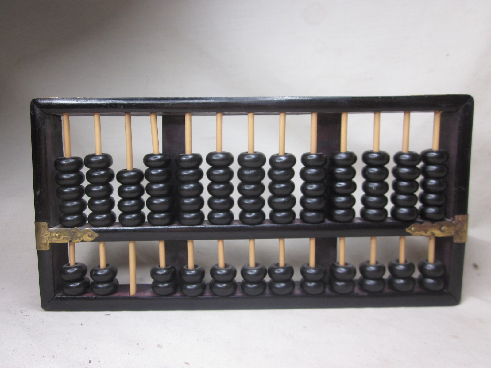 as-is incomplete ? * 13 rods 88 bead unbranded vintage Abacus Chinese calculator