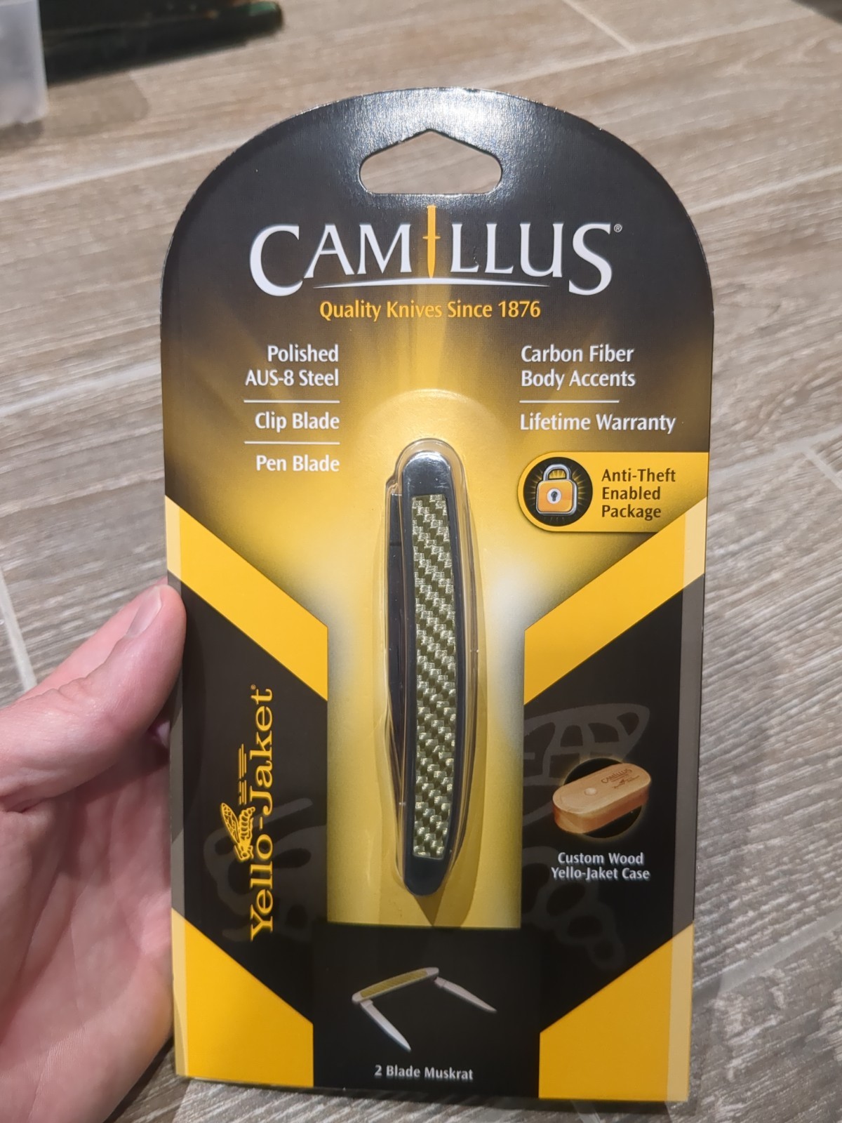 NIB Camillus Yello-Jacket Muskrat 2-Blade Pocket Knife NEW 🔥 🔥 🔥