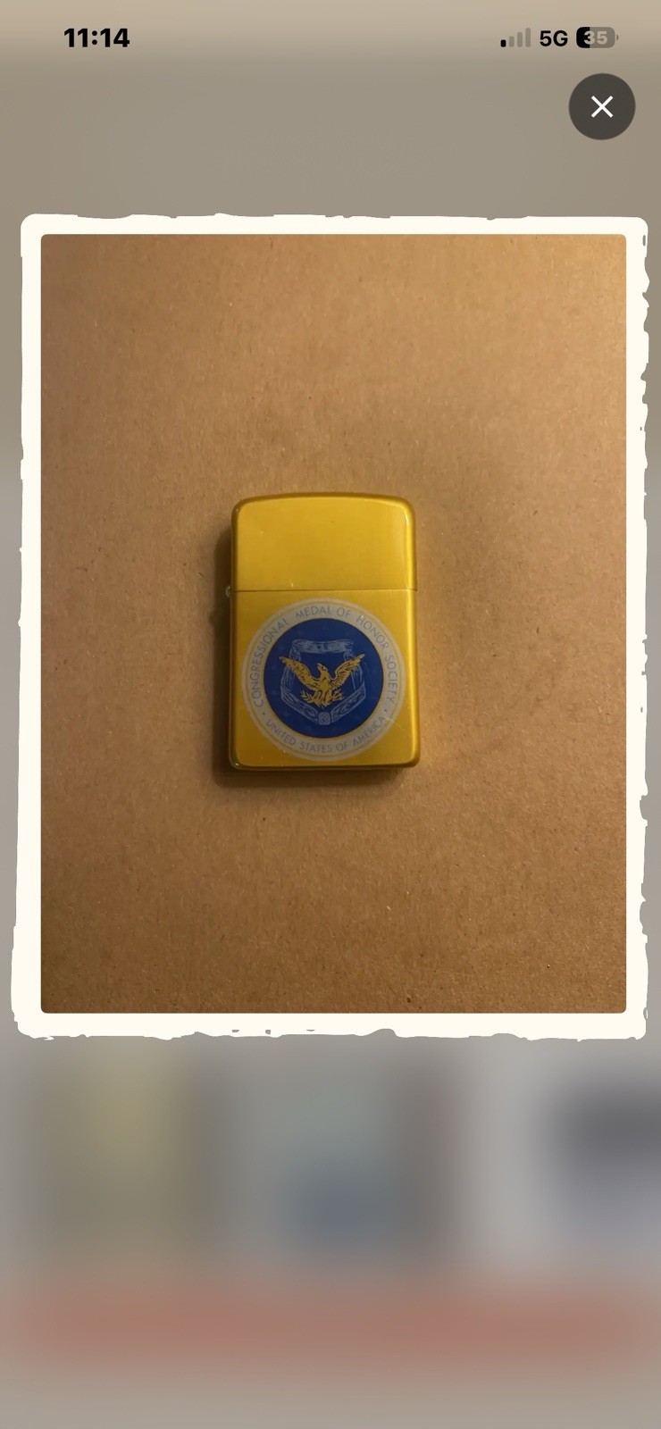Vintage Zippo Congressional Medal Honor Lighters