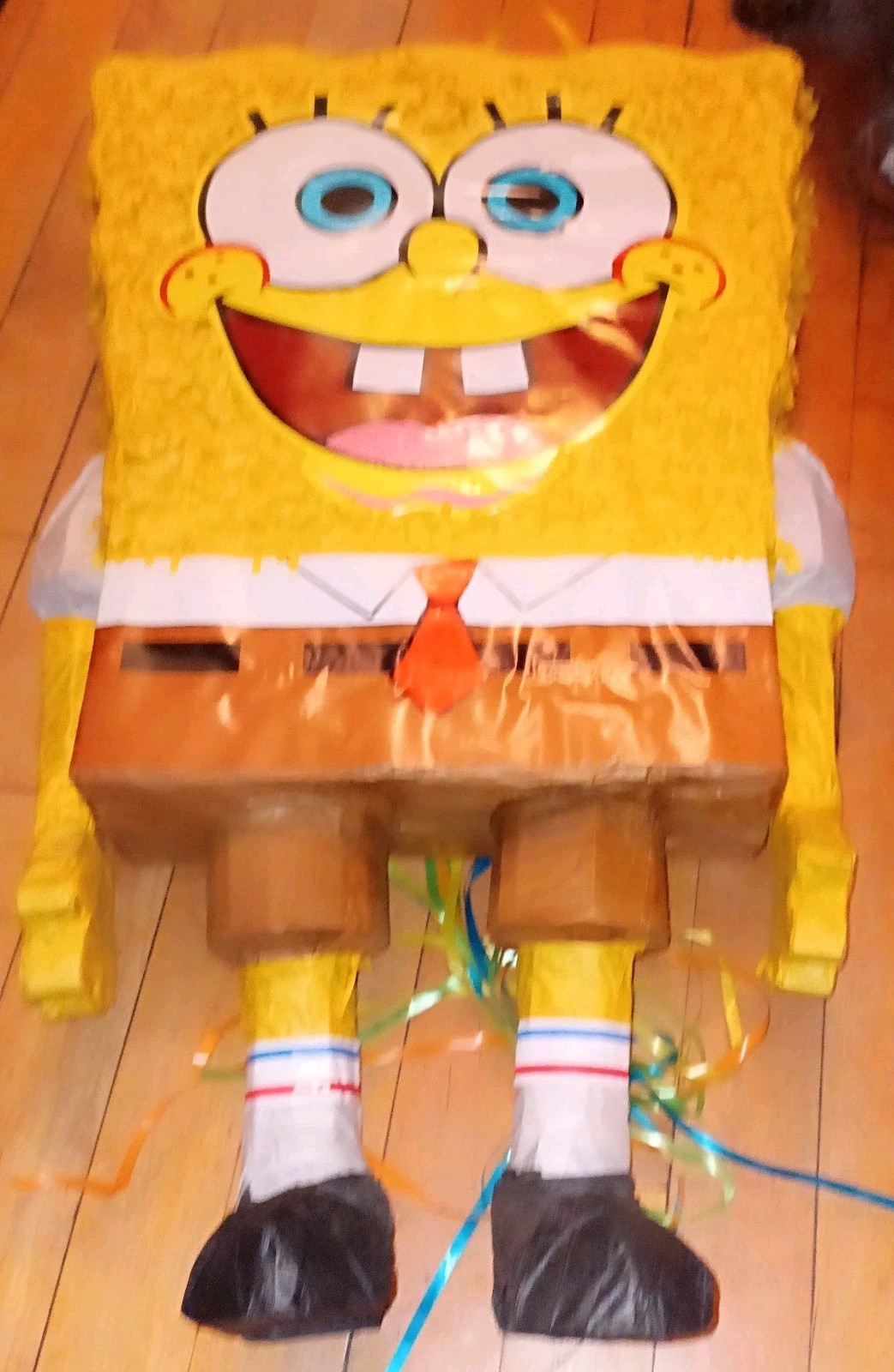 2001 SpongeBob SquarePants Pinata Unique Industries Nickelodeon 23 inch Vtg NOS