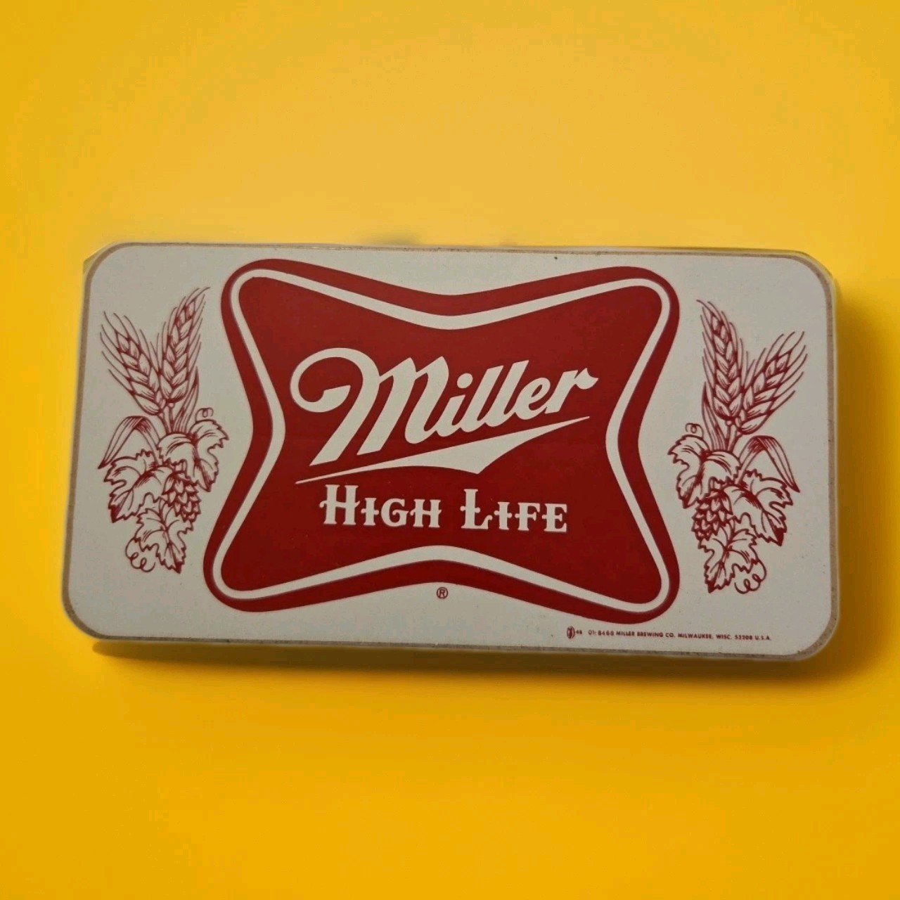Vintage Miller High Life Sticker Decals 7x4\