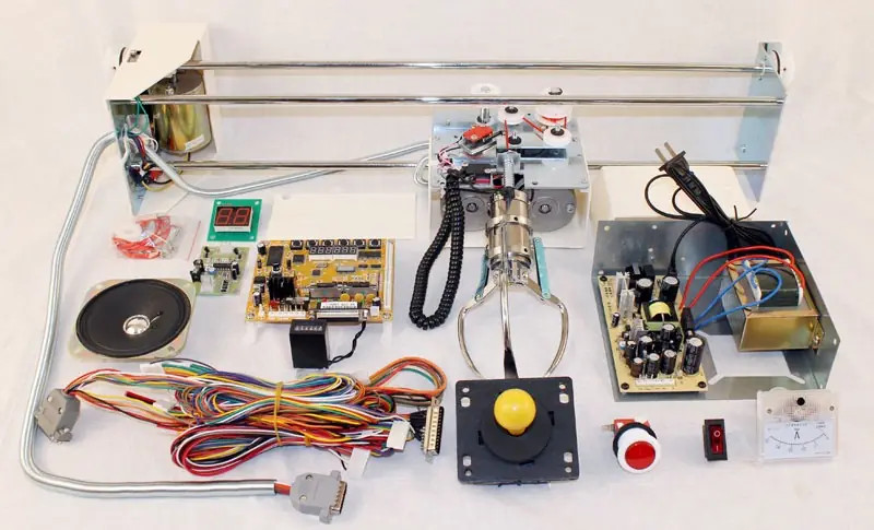 Crane Machine Kit w/ Components and Manual Build Your Own Arcade Crane Machine