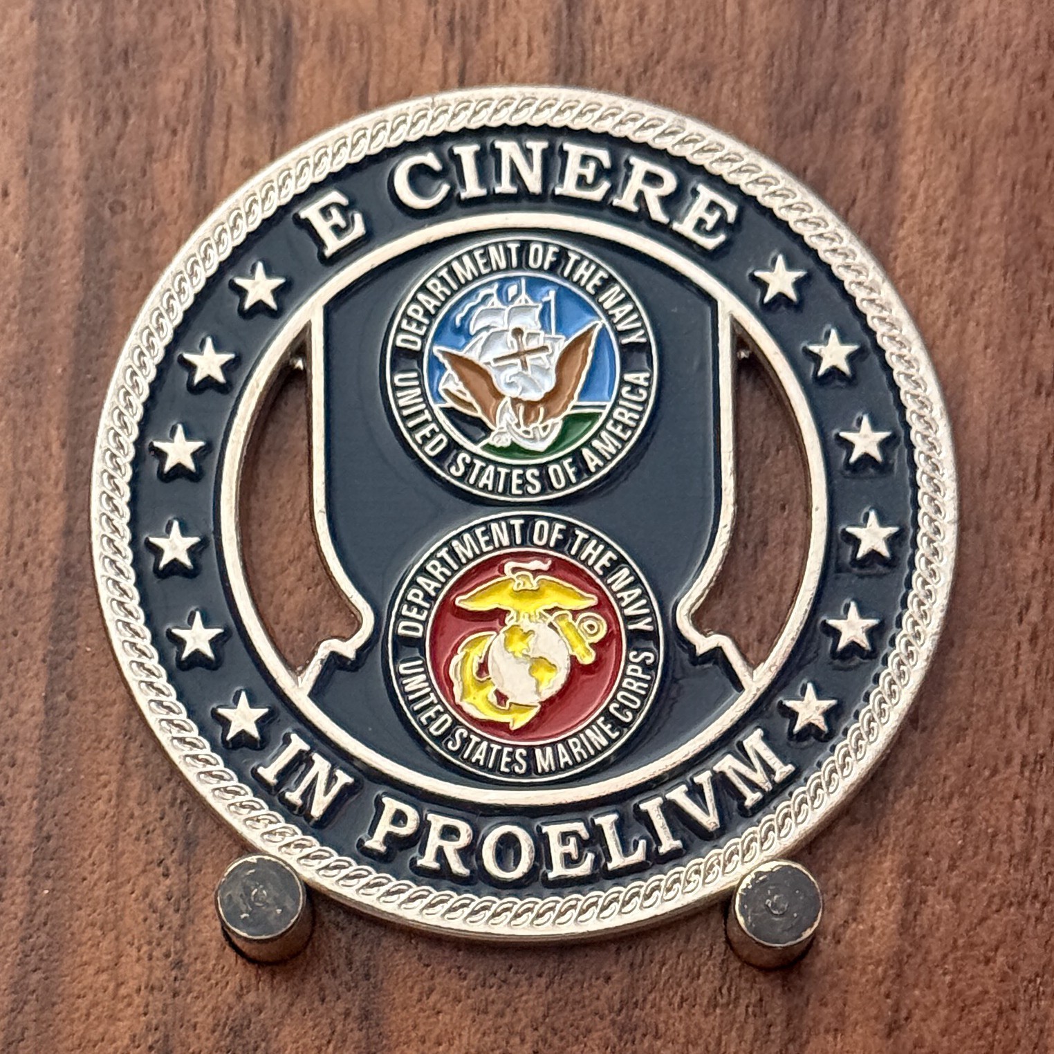 Yale NROTC E Cinere In Proelivm Cutout Military Challenge Coin  1#50