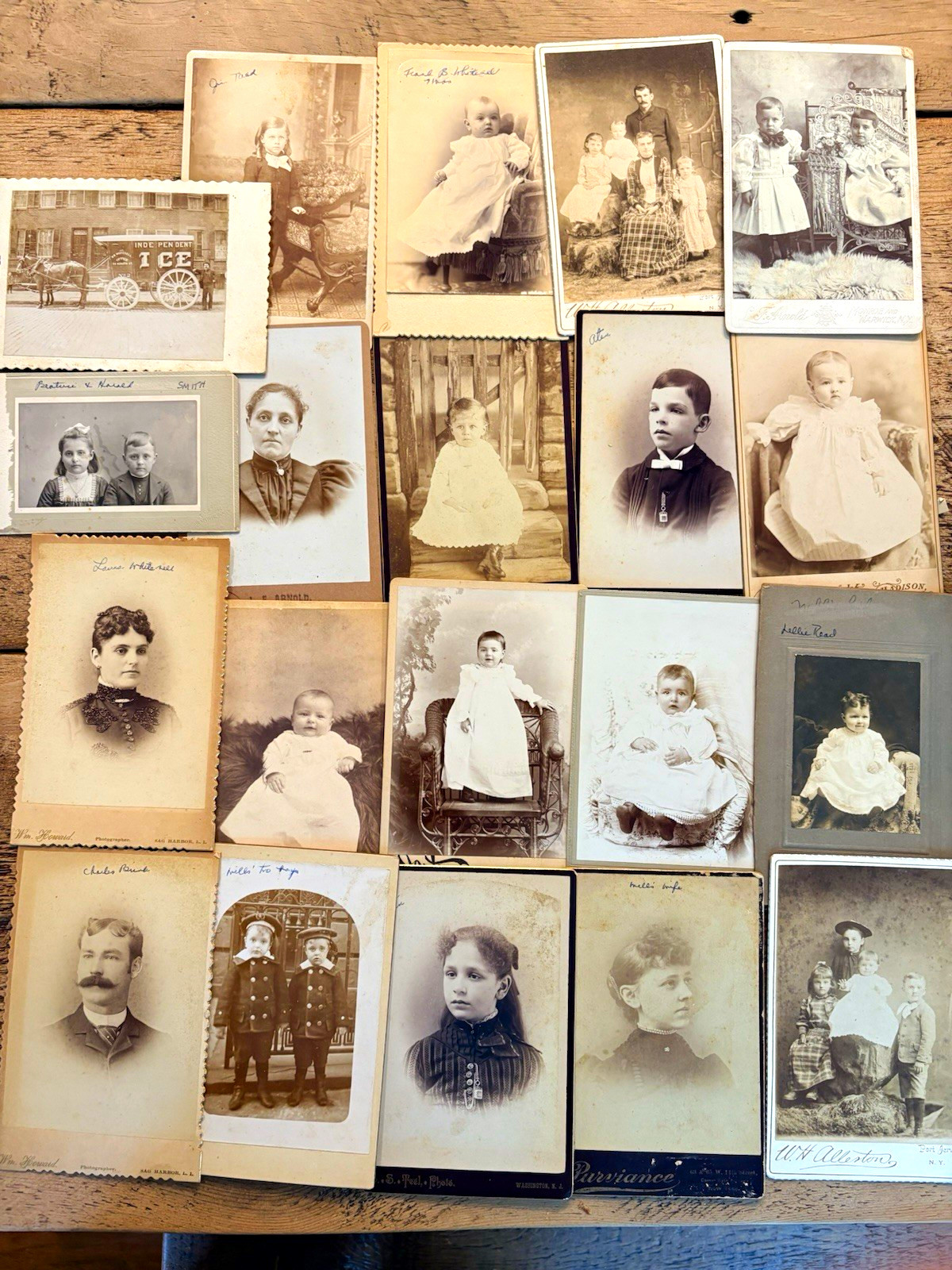 Antique 1800’s Cabinet Card Portrait Photo Lot 20