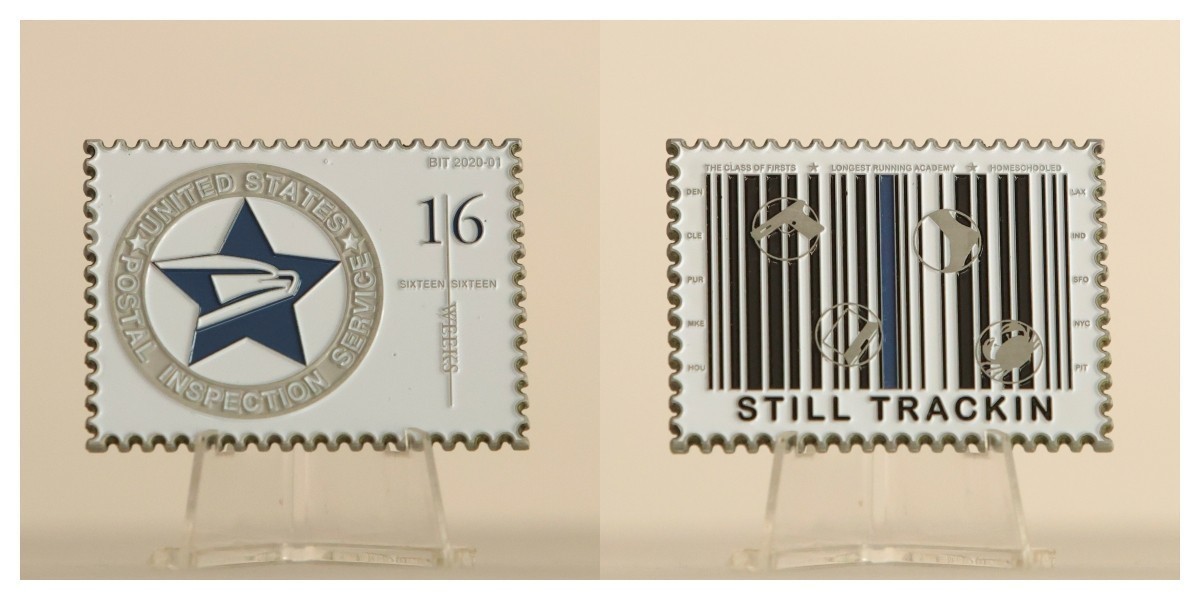 USPS Inspection Service BIT 2020-01 Still Trackin Challenge Coin  3#H