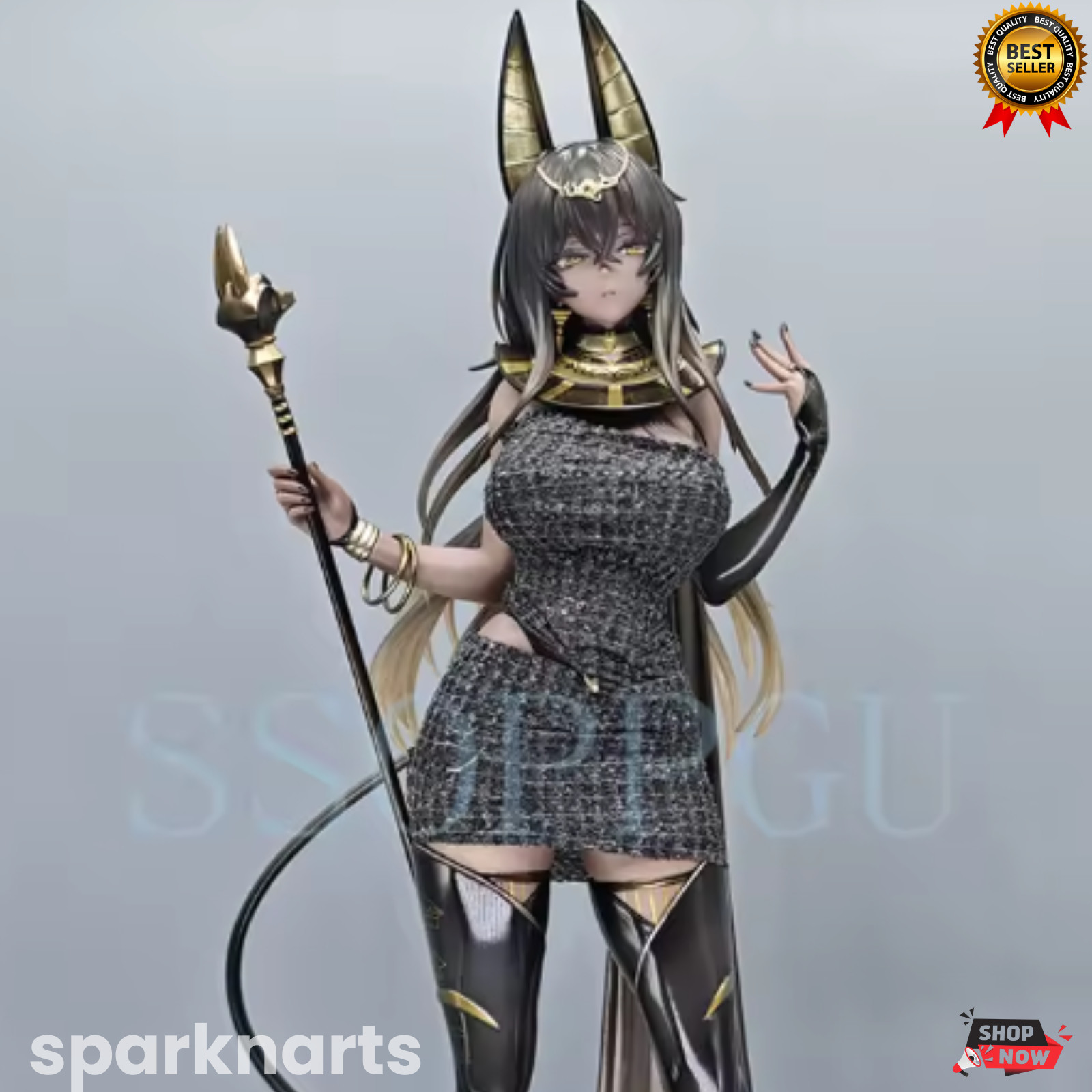 Anime PVC Figure Priestess Shibuna quesQ 1/7 Scale Original Character Sealed