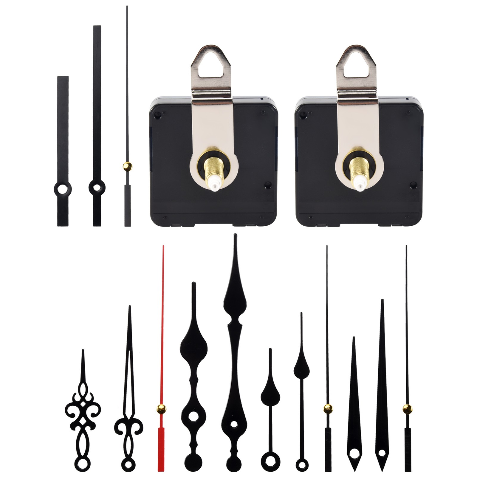 32mm Long Shaft DIY Quartz Clock Movement Mechanism with 5 Different Pairs9582